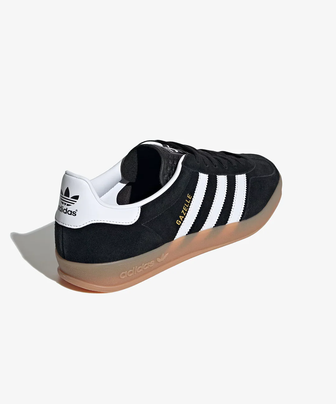ADIDAS ORIGINALS | GAZELLE INDOOR { CORE BLACK/CLOUD WHITE/GUM - Image 4