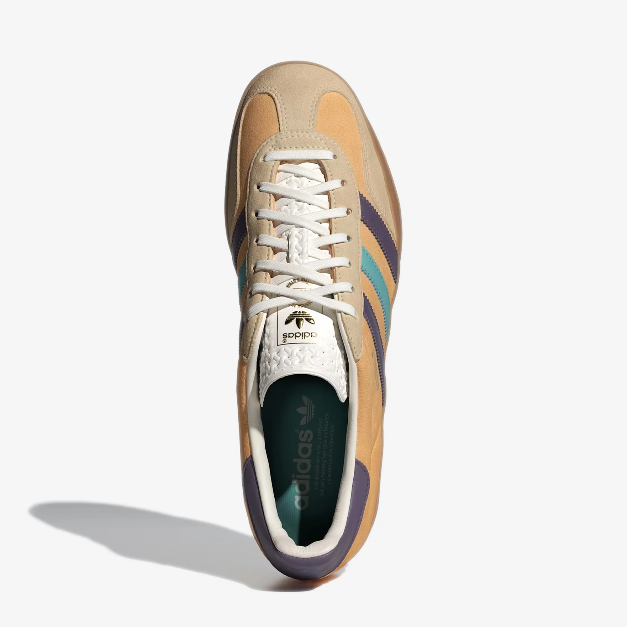 Adidas Originals | GAZELLE INDOOR { GLOW ORANGE/VIOLET/OFF WHITE - Image 2