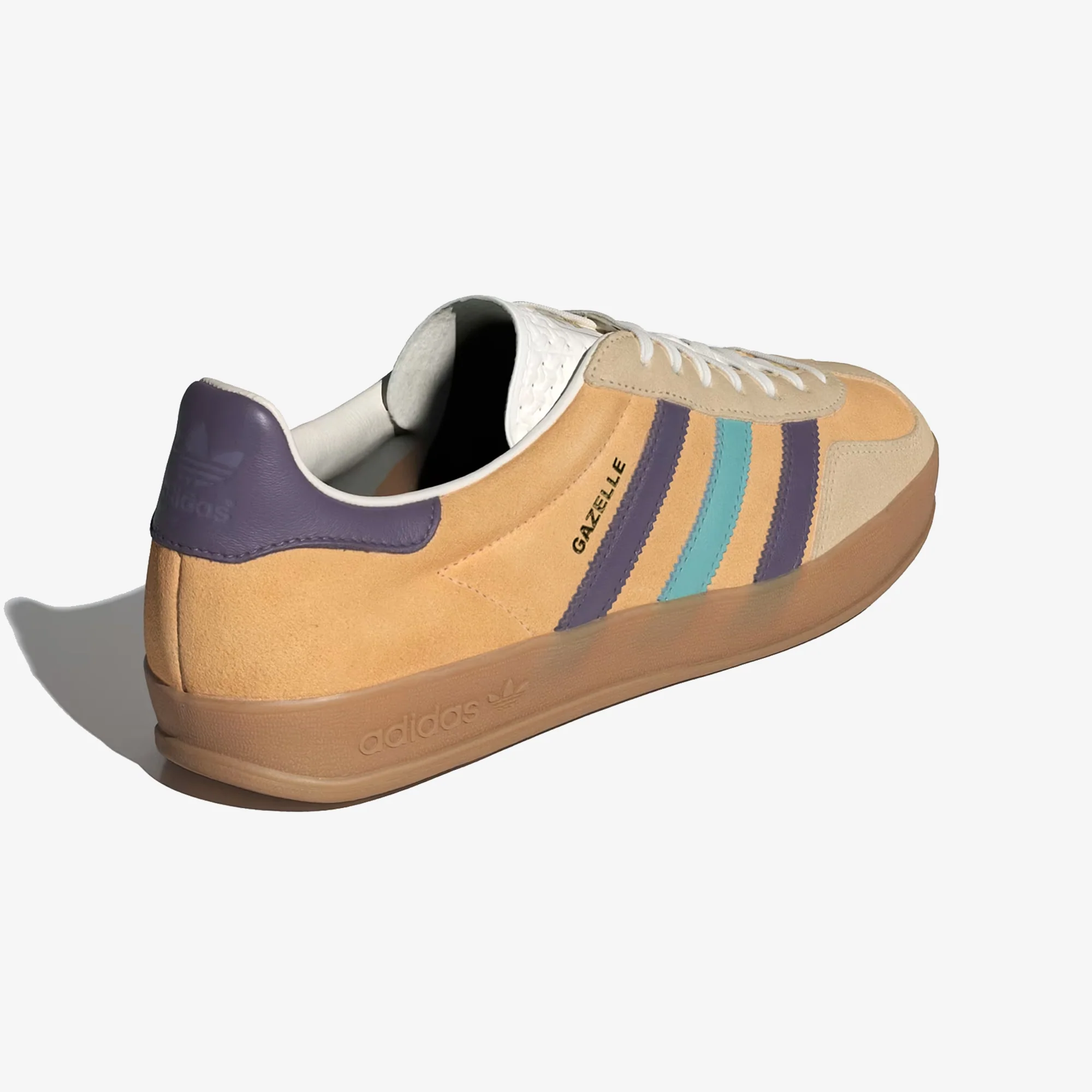 Adidas Originals | GAZELLE INDOOR { GLOW ORANGE/VIOLET/OFF WHITE - Image 4