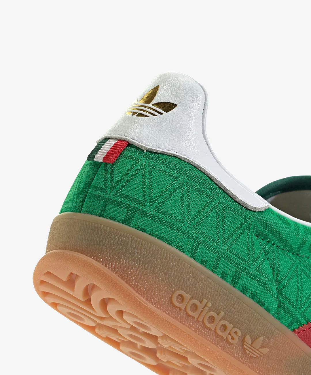 ADIDAS ORIGINALS | GAZELLE INDOOR { GREEN/BETTER SCARLET/COLLEGIATE GREEN - Image 6