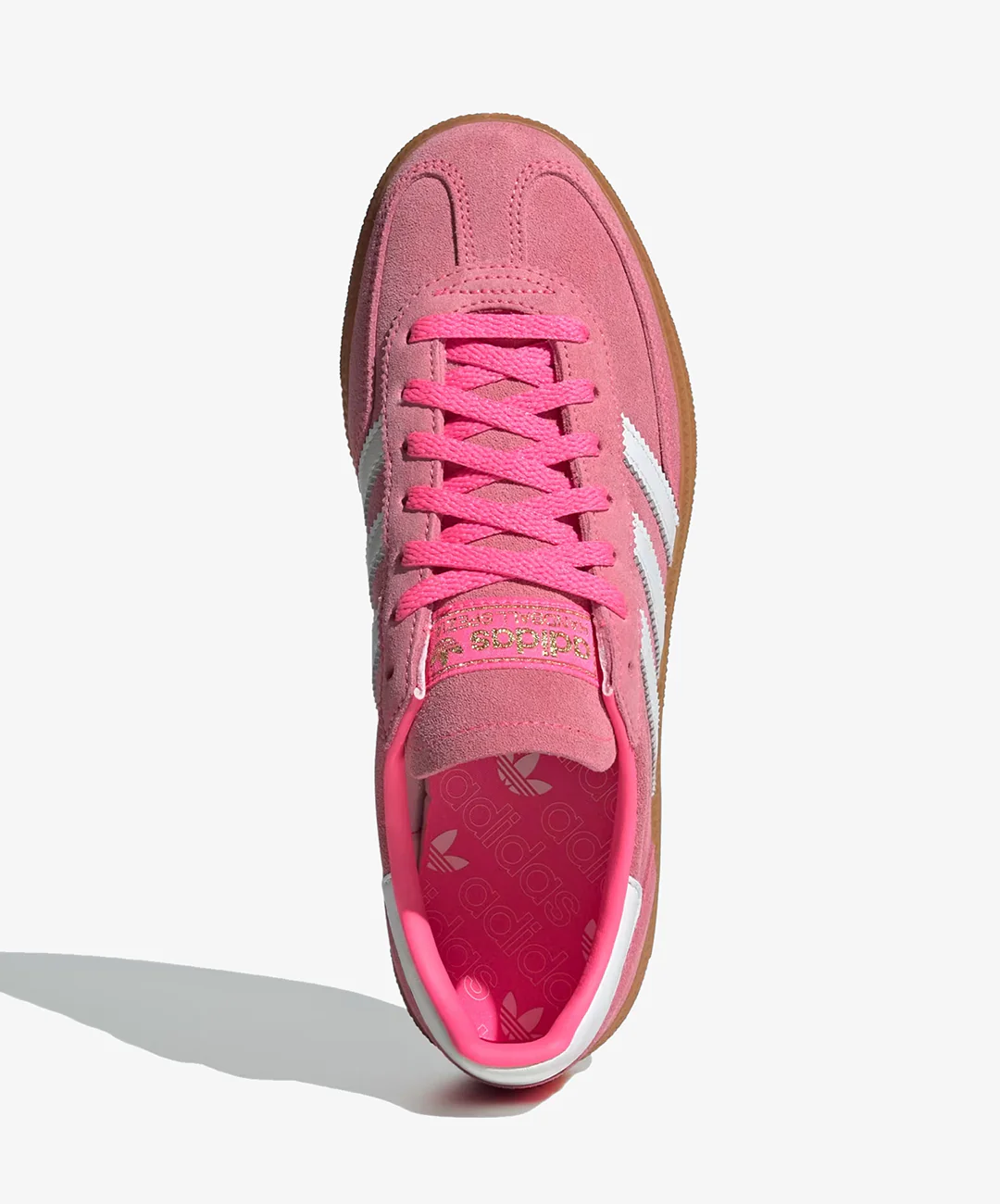 Adidas Originals | HANDBALL SPEZIAL { LUCID PINK/CLOUD WHITE/GOLD METALLIC - Image 2