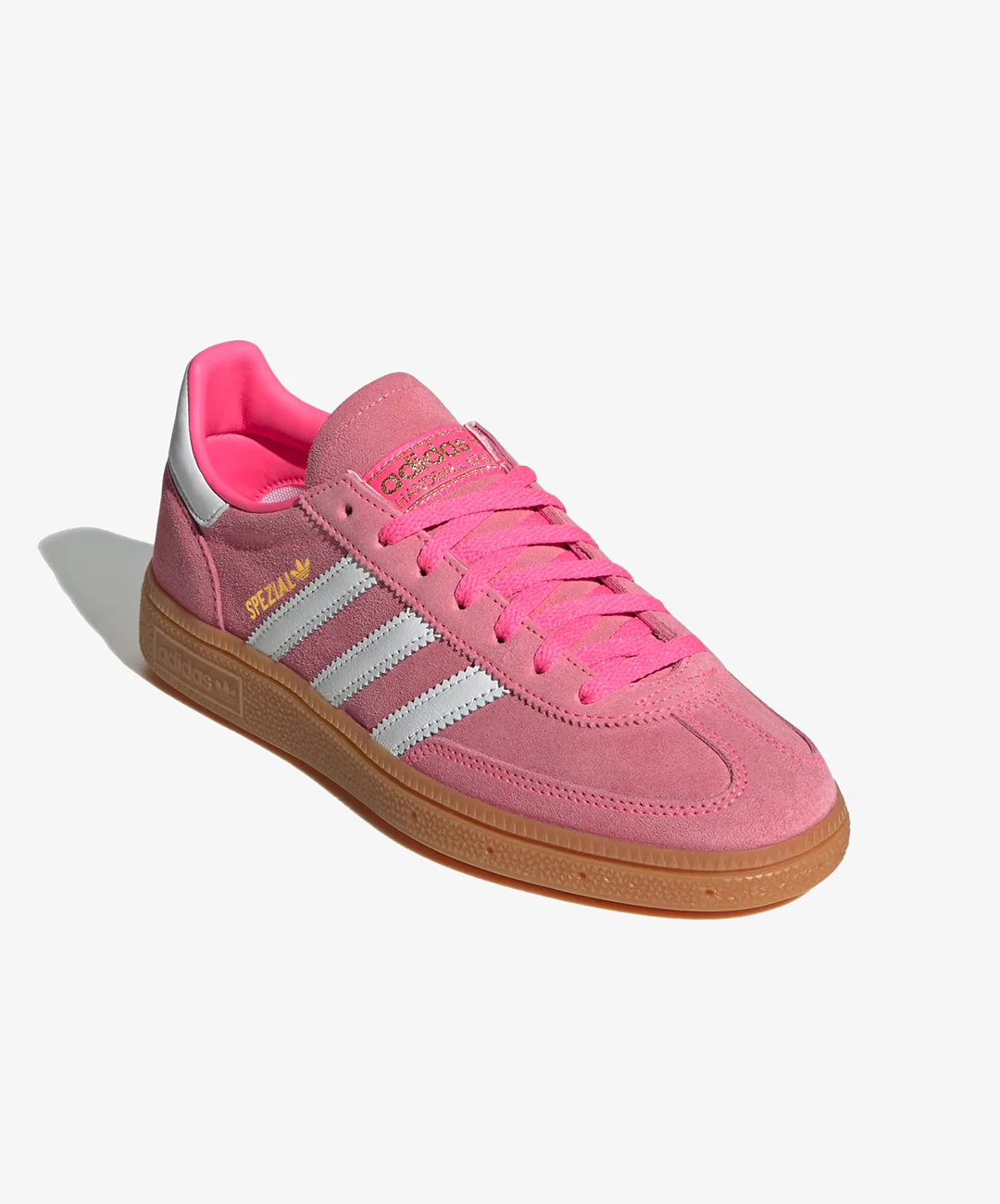 Adidas Originals | HANDBALL SPEZIAL { LUCID PINK/CLOUD WHITE/GOLD METALLIC - Image 3