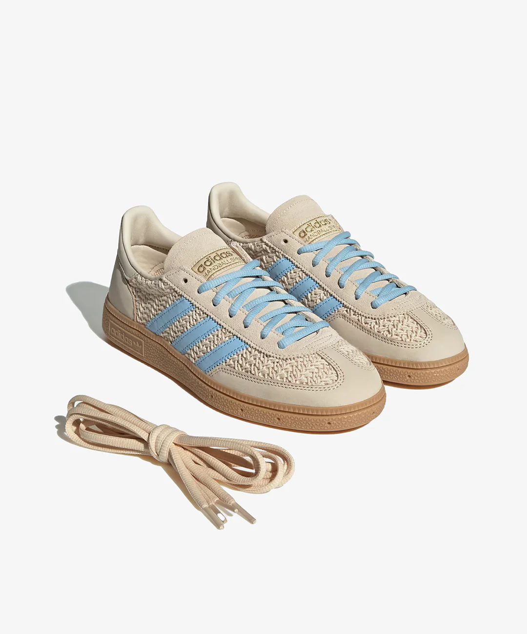 ADIDAS ORIGINALS | HANDBALL SPEZIAL { SAND STRATA/PRELOVED BROWN/CLEAR SKY - Image 8