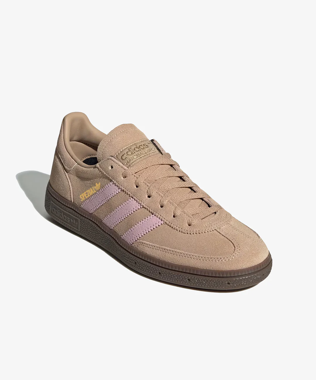Adidas Originals | HANDBALL SPEZIAL { WARM SANDSTONE/CLEAR PINK/GUM - Image 3