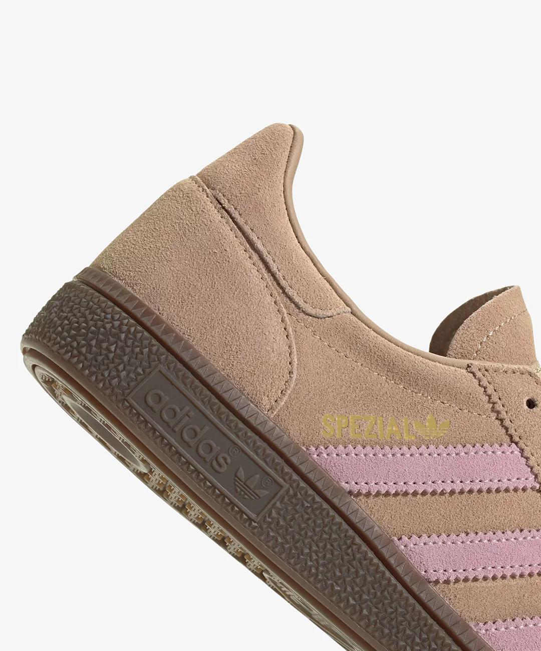 Adidas Originals | HANDBALL SPEZIAL { WARM SANDSTONE/CLEAR PINK/GUM - Image 5