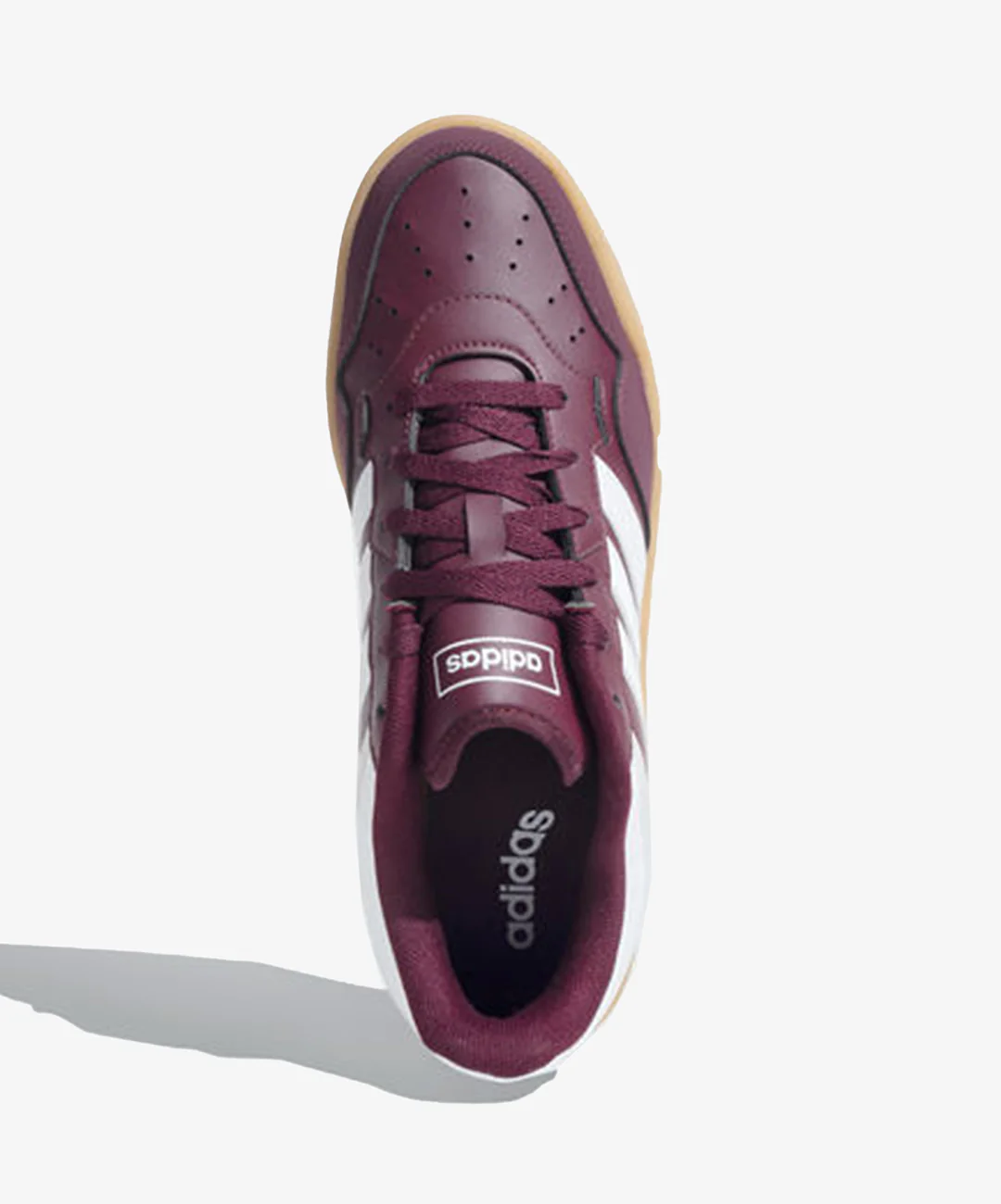 ADIDAS ORIGINALS | HOOPS 4.0 IKD { MAROON/FTWWHT/GREONE - Image 2