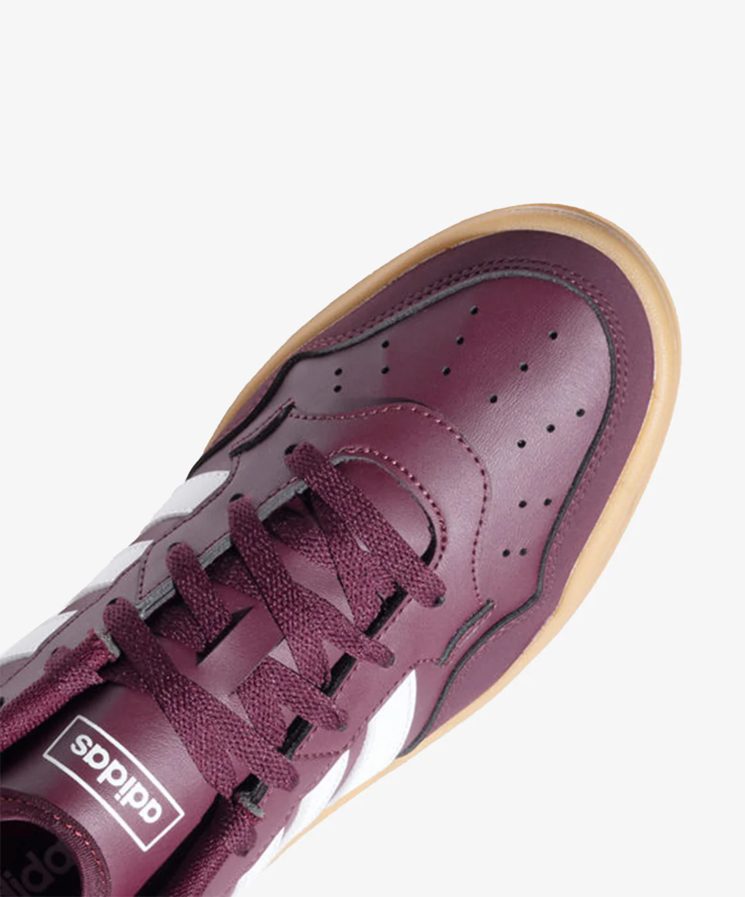ADIDAS ORIGINALS | HOOPS 4.0 IKD { MAROON/FTWWHT/GREONE - Image 5
