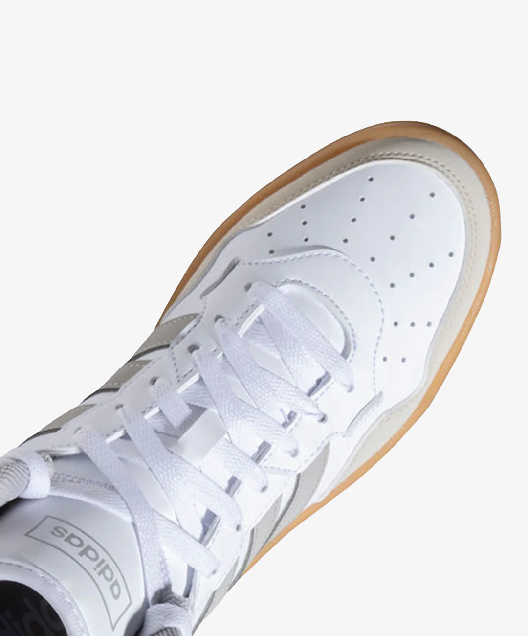 ADIDAS ORIGINALS | HOOPS 4.0 MID IKD { FTWWHT/GRETWO/GUM3 - Image 4