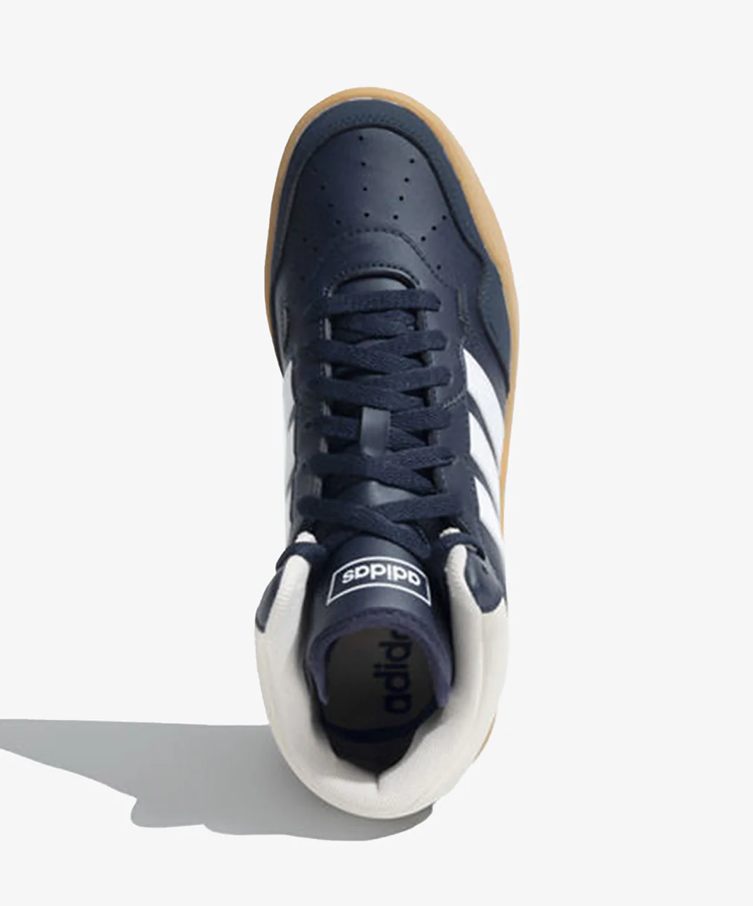 ADIDAS ORIGINALS | HOOPS 4.0 MID IKD { LEGINK/FTWWHT/GUM3 - Image 2