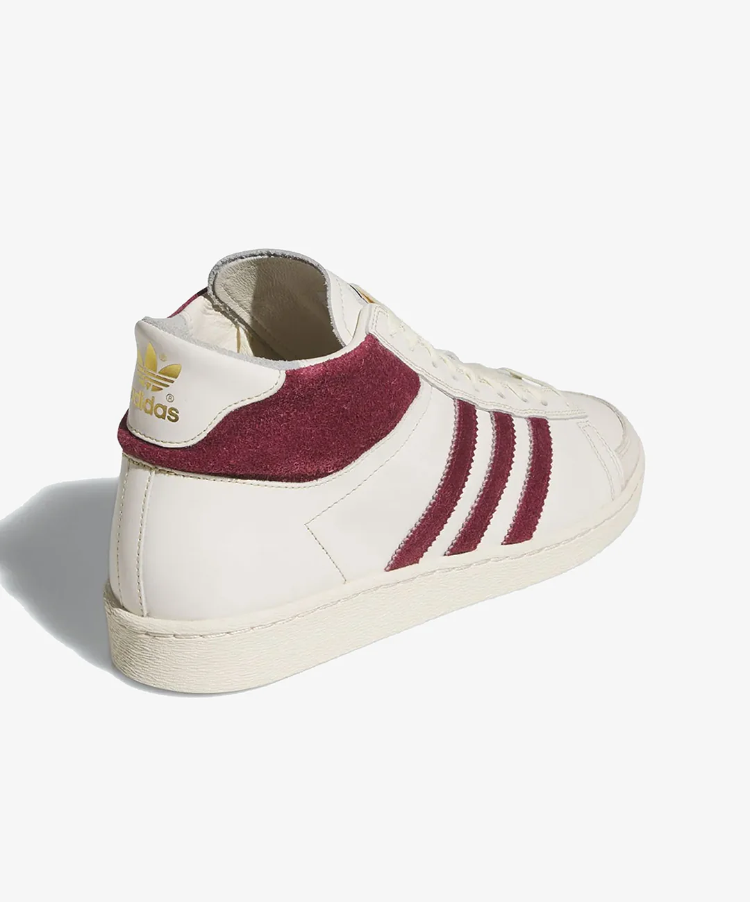 ADIDAS ORIGINALS | JABBAR HI x MARK GONZALES { CHALK WHITE/SHADOW RED/ALUMINA - Image 4