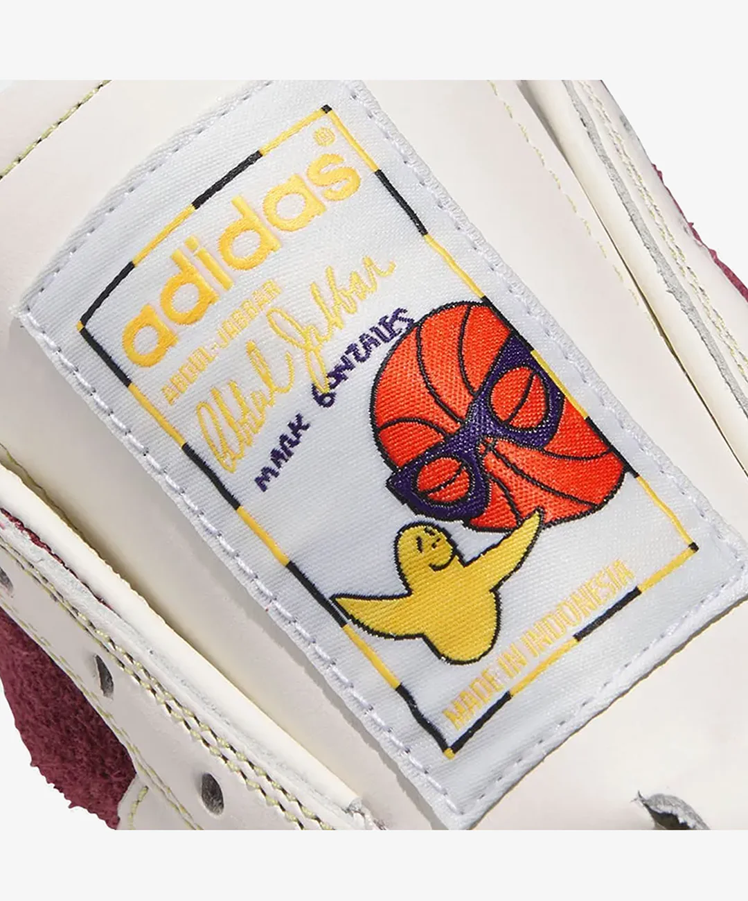 ADIDAS ORIGINALS | JABBAR HI x MARK GONZALES { CHALK WHITE/SHADOW RED/ALUMINA - Image 6