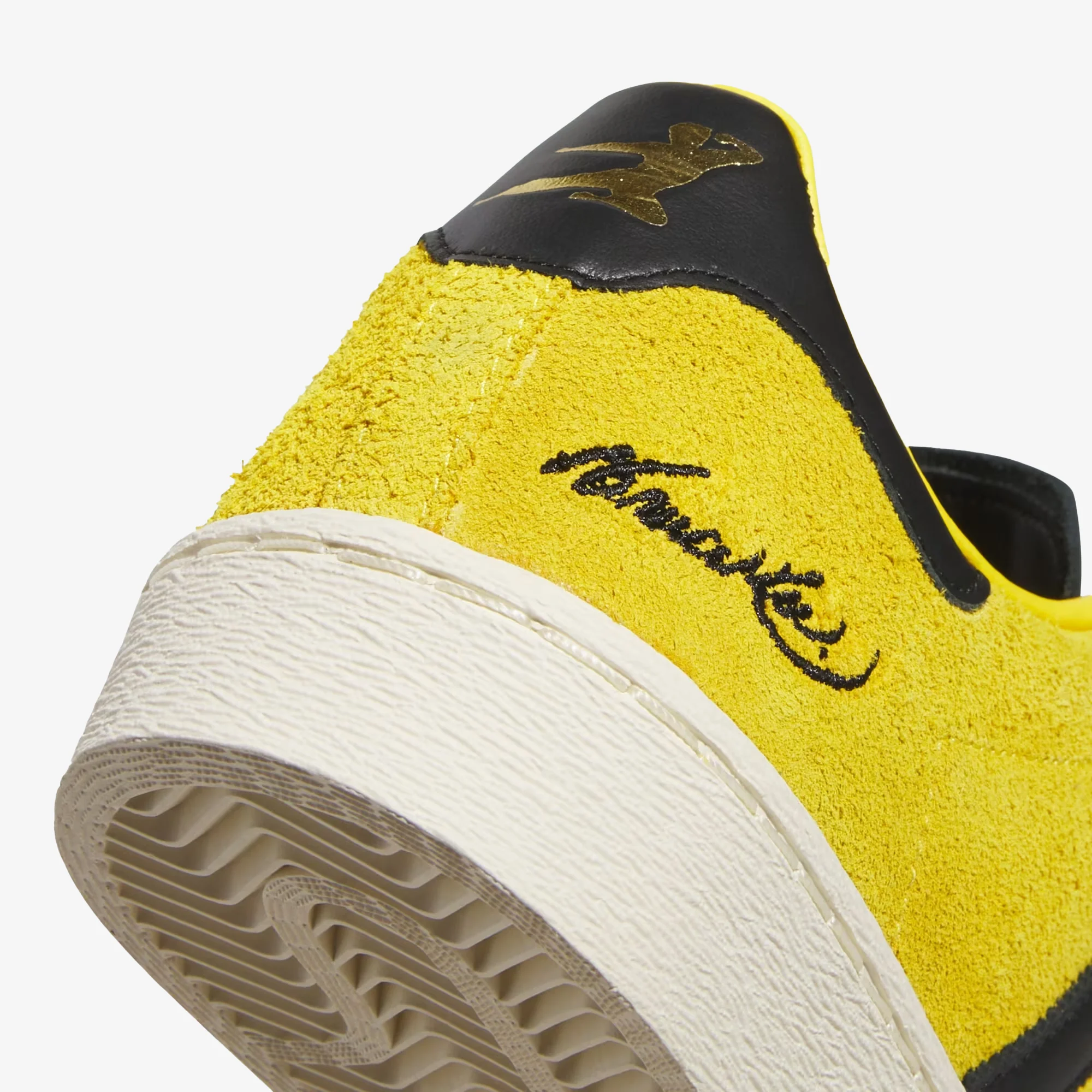 ADIDAS ORIGINALS | BRUCE LEE X ADIDAS JABBAR LO "GAME OF DEATH" { YELLOW/CORE BLACK/CREAM WHITE - Image 6