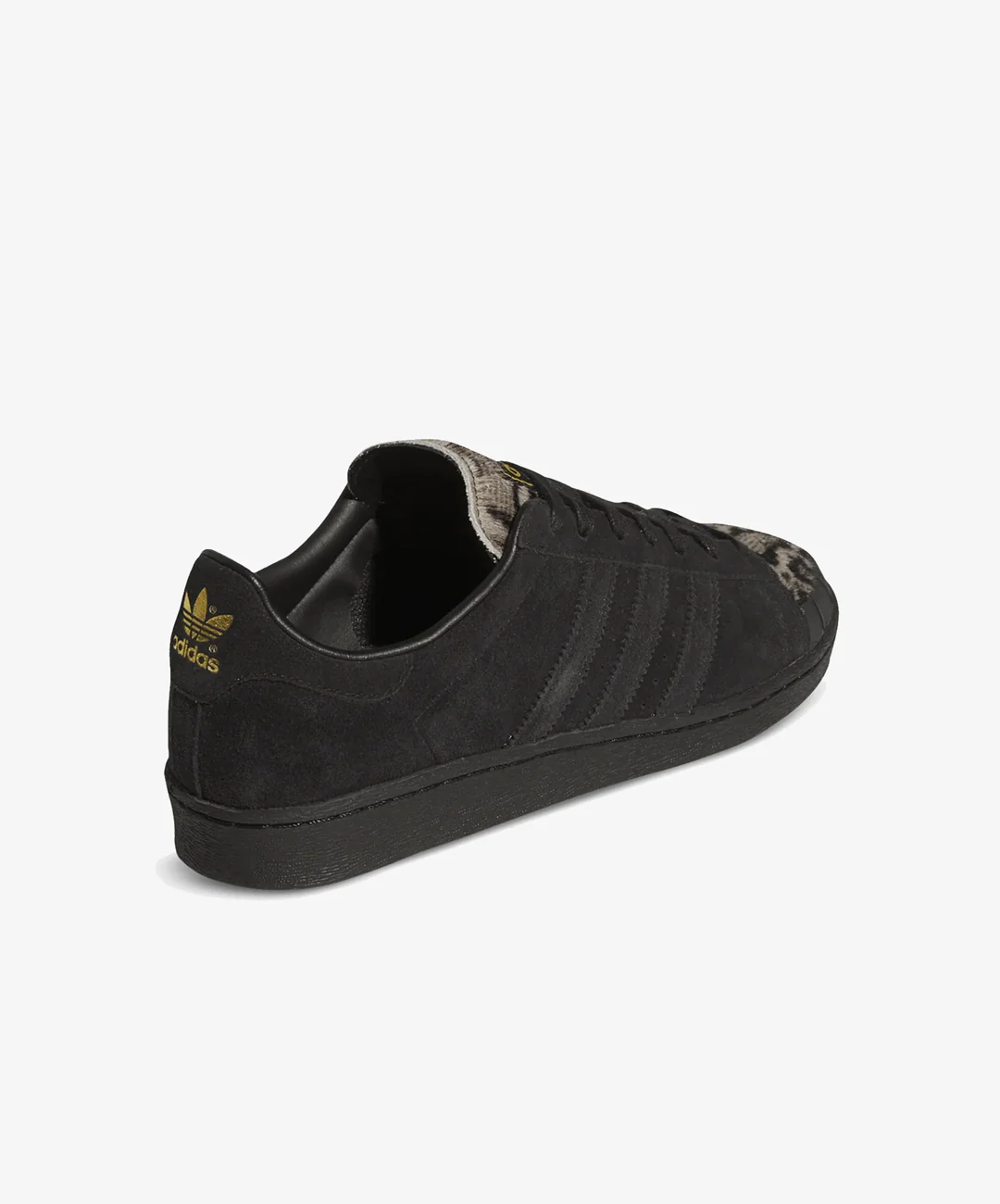 Adidas Originals | JABBAR LOW HALF SHELL { CORE BLACK/CORE BLACK/SUPPLIER COLOUR - Image 4