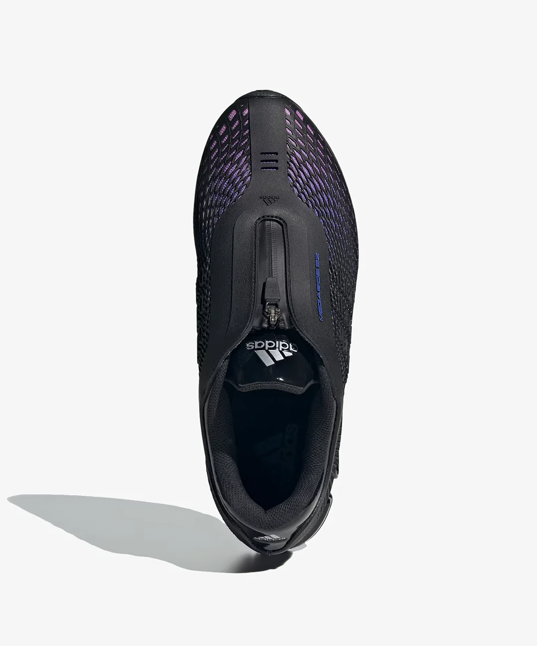 Adidas | MEGARIDE S2 { CORE BLACK/SEMI SCREAMING GREEN - Image 2