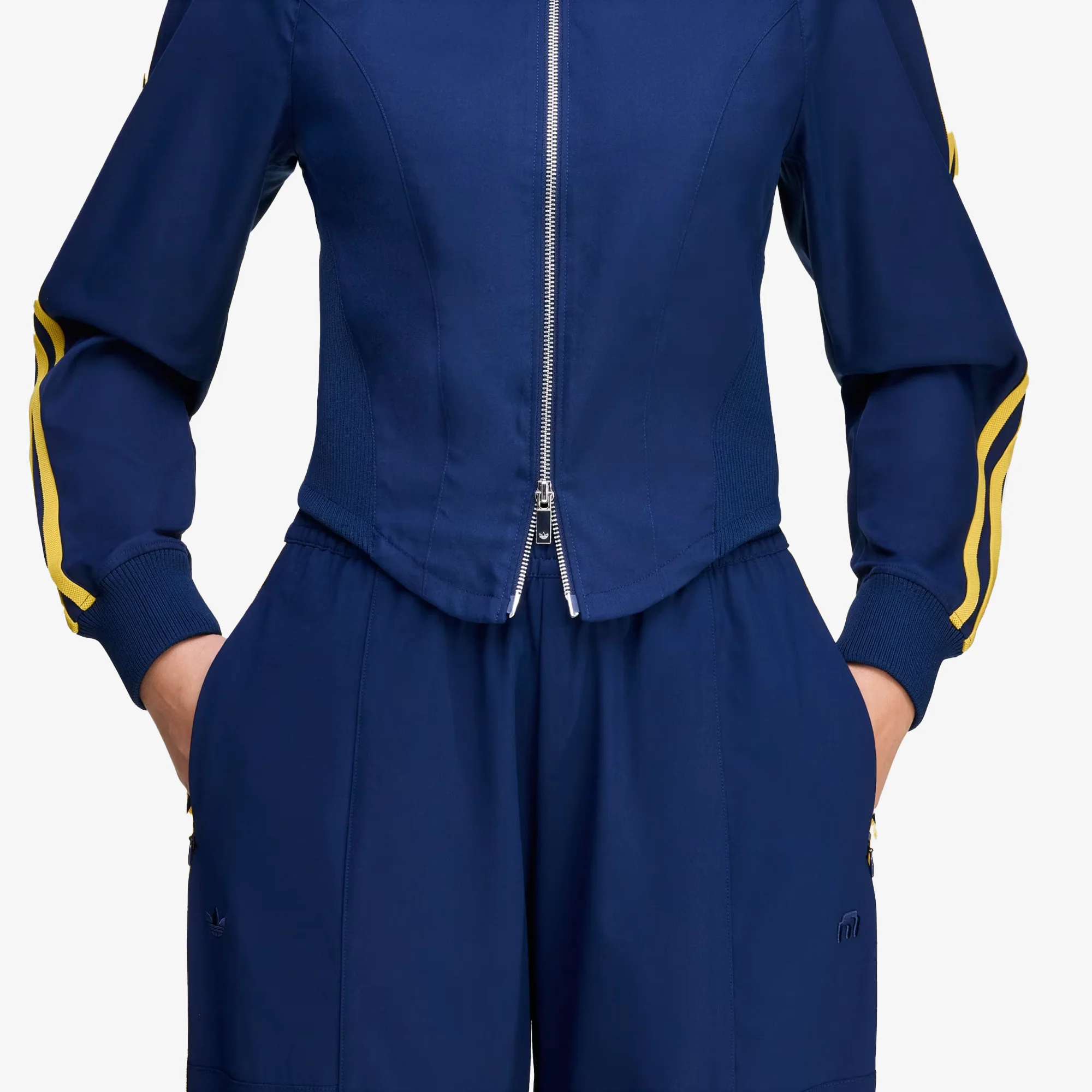 ADIDAS ORIGINALS | MIAOU CORSET TRACK TOP { NAVY - Image 2