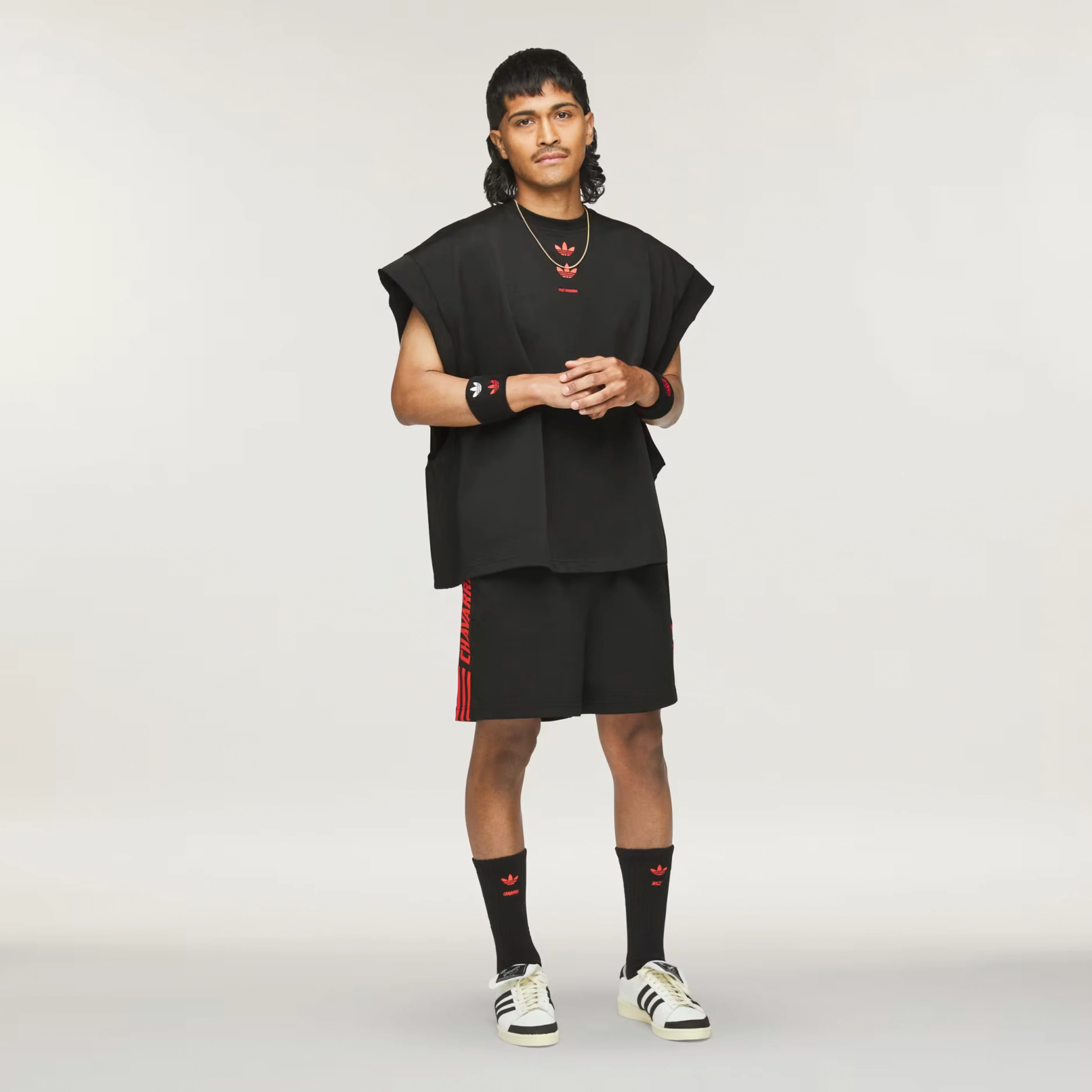 Adidas Originals | MUSCLE TANK TOP BY WILLY CHAVARRIA X JABBAR { BLACK - Image 10