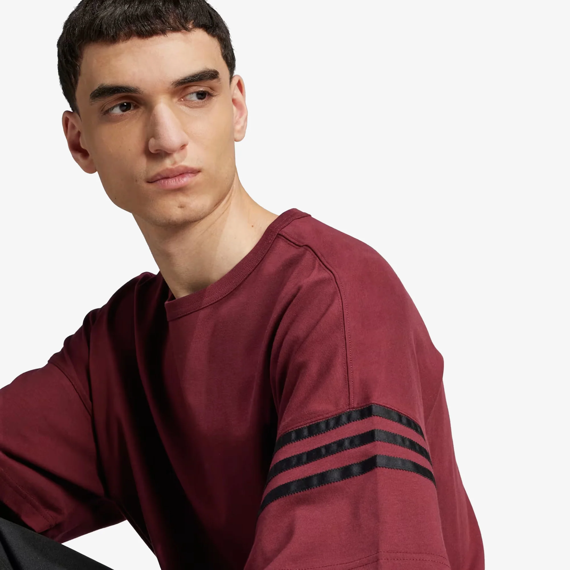Adidas Originals | NEUCLASSICS TEE { SHADOW RED - Image 4