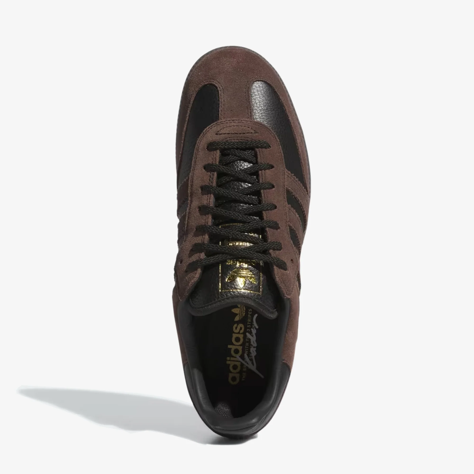 ADIDAS ORIGINALS | SAMBA ADV X KADER { CARBONBLACK/BROWN/GUM5 - Image 2