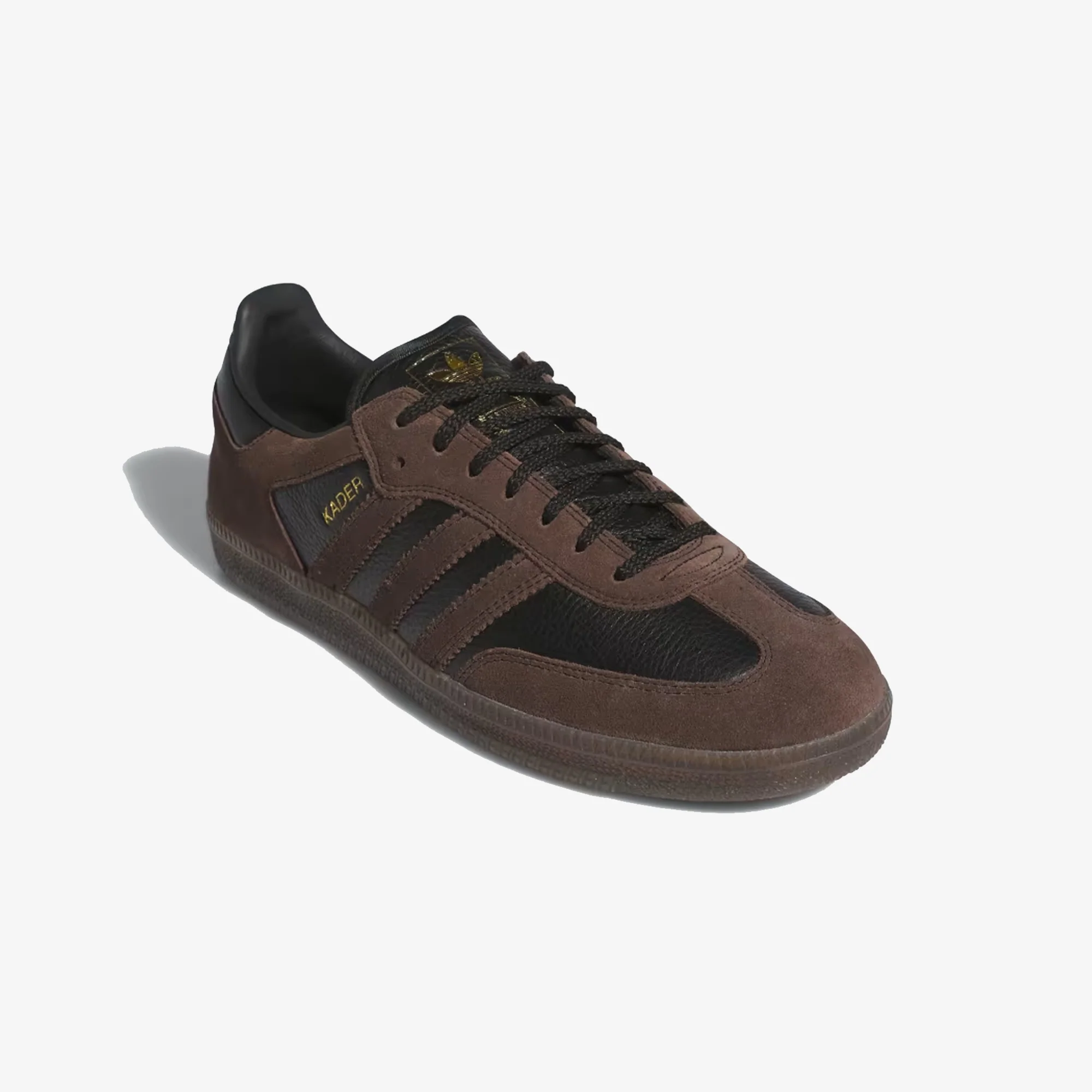 ADIDAS ORIGINALS | SAMBA ADV X KADER { CARBONBLACK/BROWN/GUM5 - Image 3