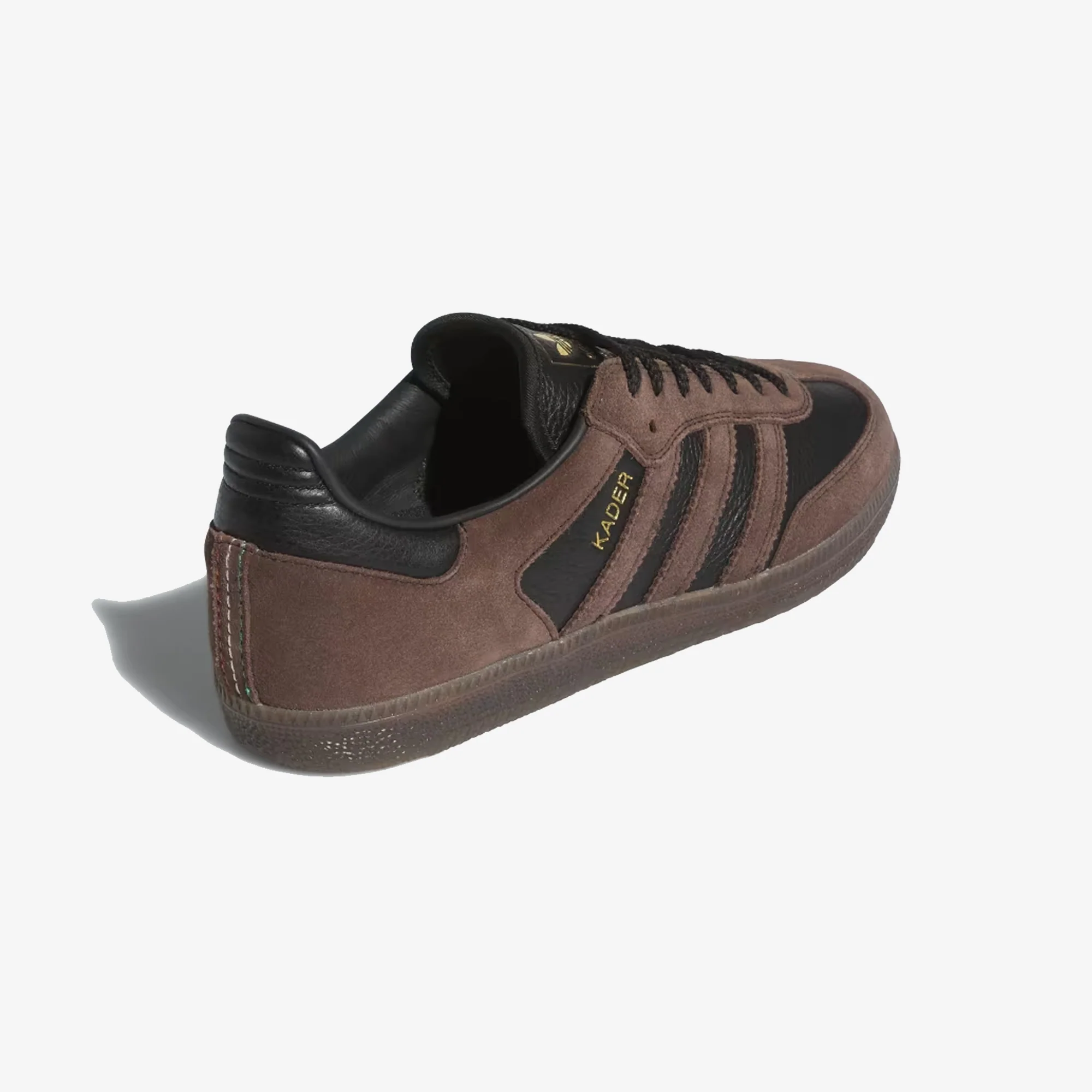 ADIDAS ORIGINALS | SAMBA ADV X KADER { CARBONBLACK/BROWN/GUM5 - Image 4