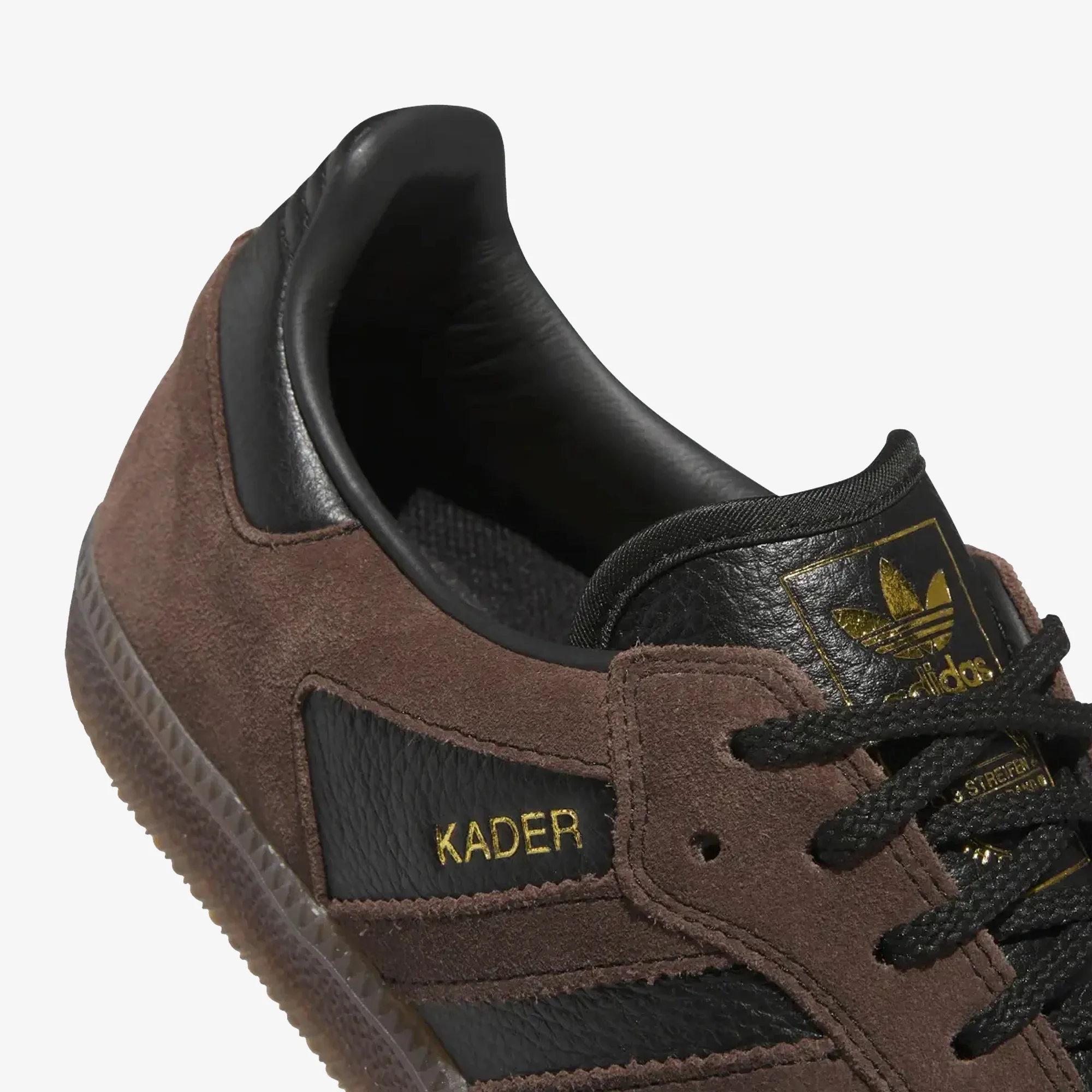 ADIDAS ORIGINALS | SAMBA ADV X KADER { CARBONBLACK/BROWN/GUM5 - Image 5