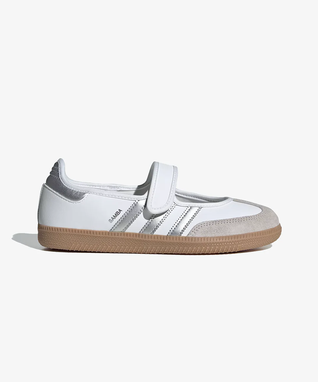 ADIDAS ORIGINALS | SAMBA JANE { WHITE/SILVER METALLIC-GUM