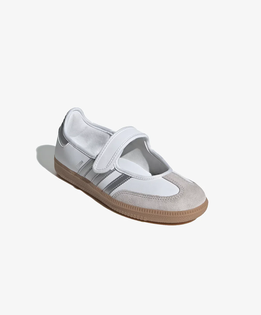ADIDAS ORIGINALS | SAMBA JANE { WHITE/SILVER METALLIC-GUM - Image 2