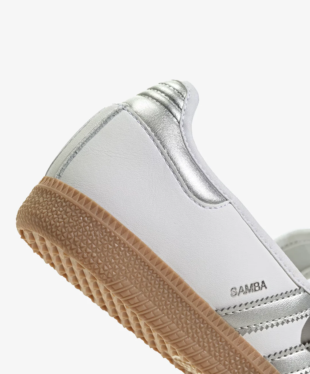 ADIDAS ORIGINALS | SAMBA JANE { WHITE/SILVER METALLIC-GUM - Image 5