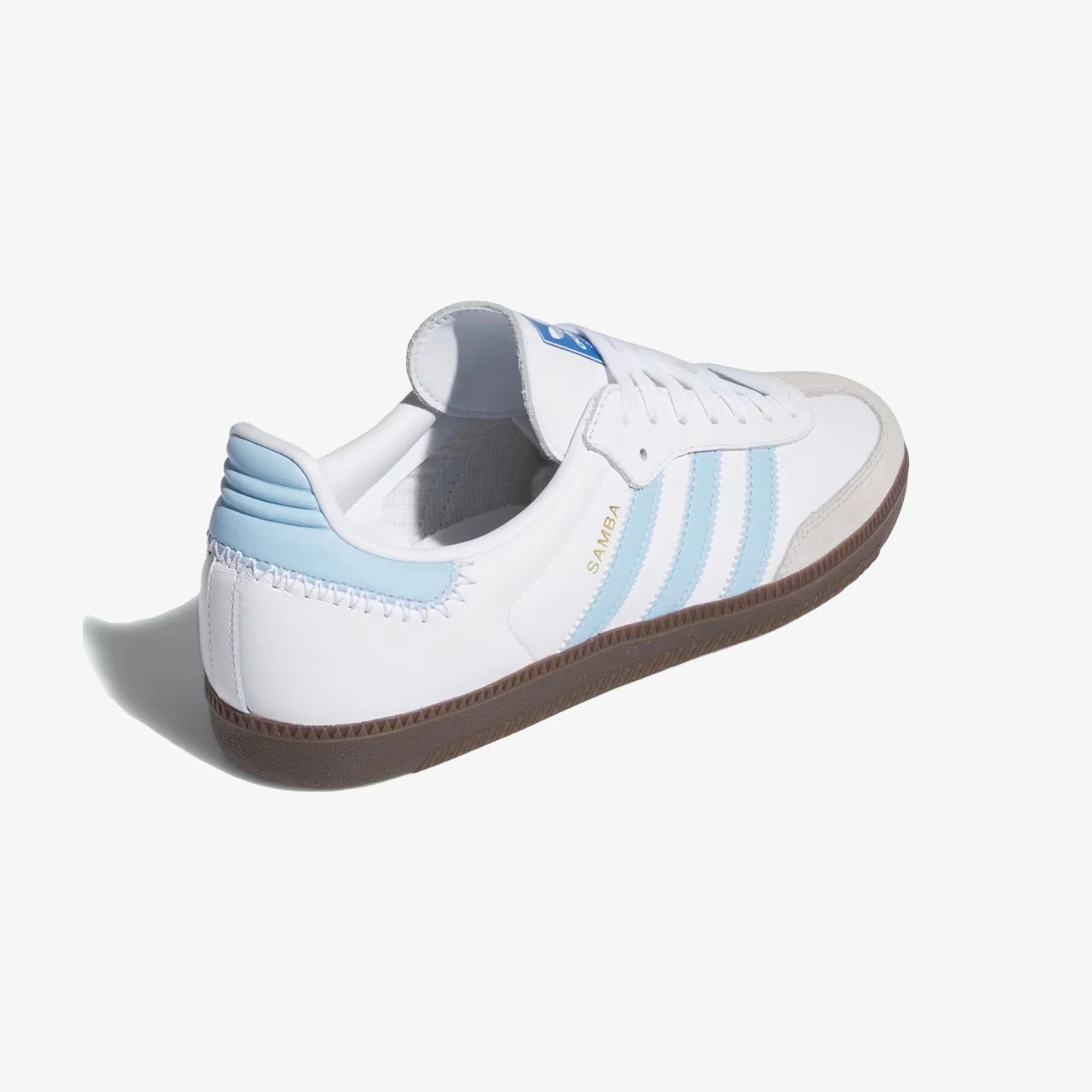 ADIDAS ORIGINALS | SAMBA OG { CLOUD WHITE/CLEAR SKY/BLUE - Image 4