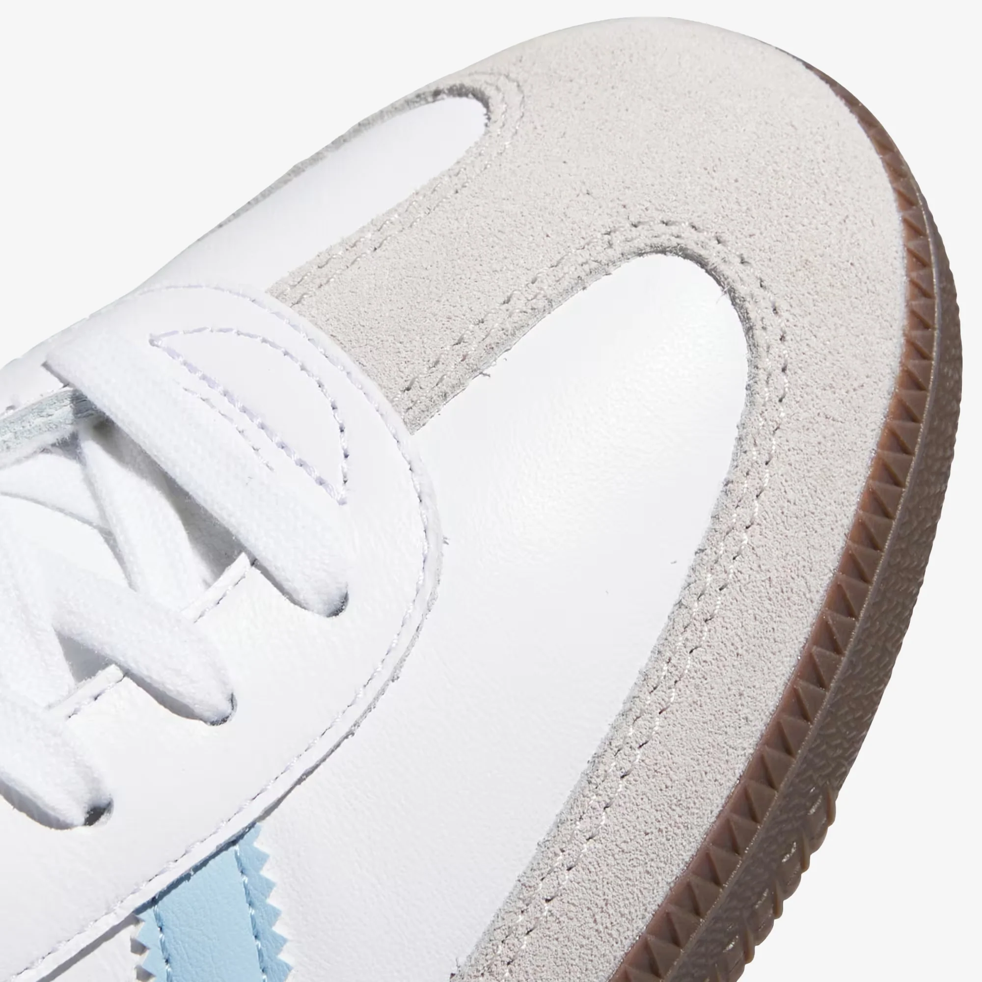 ADIDAS ORIGINALS | SAMBA OG { CLOUD WHITE/CLEAR SKY/BLUE - Image 5