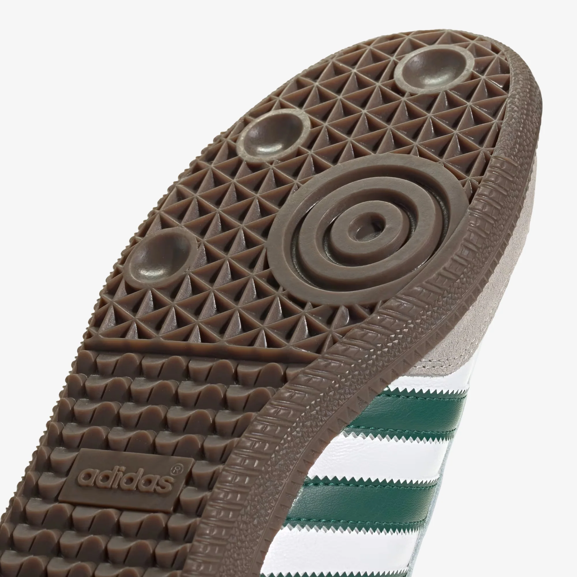 ADIDAS ORIGINALS | SAMBA OG { CLOUD WHITE/GREEN/CLEAR GRANITE - Image 6