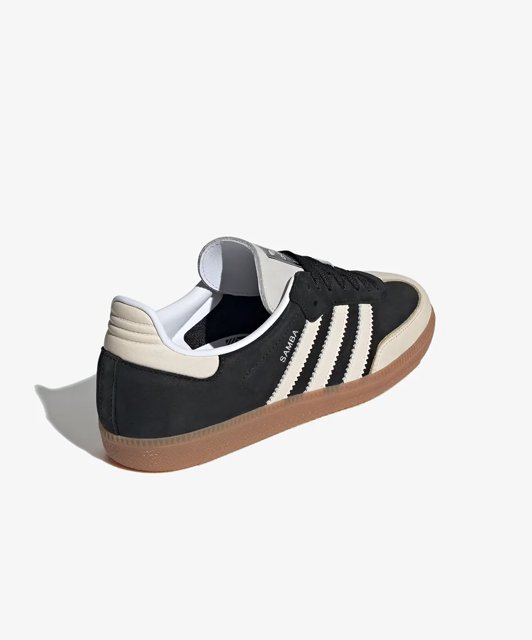 Adidas Originals | SAMBA OG { CORE BLACK/WONDER WHITE/SILVER METALLIC - Image 4