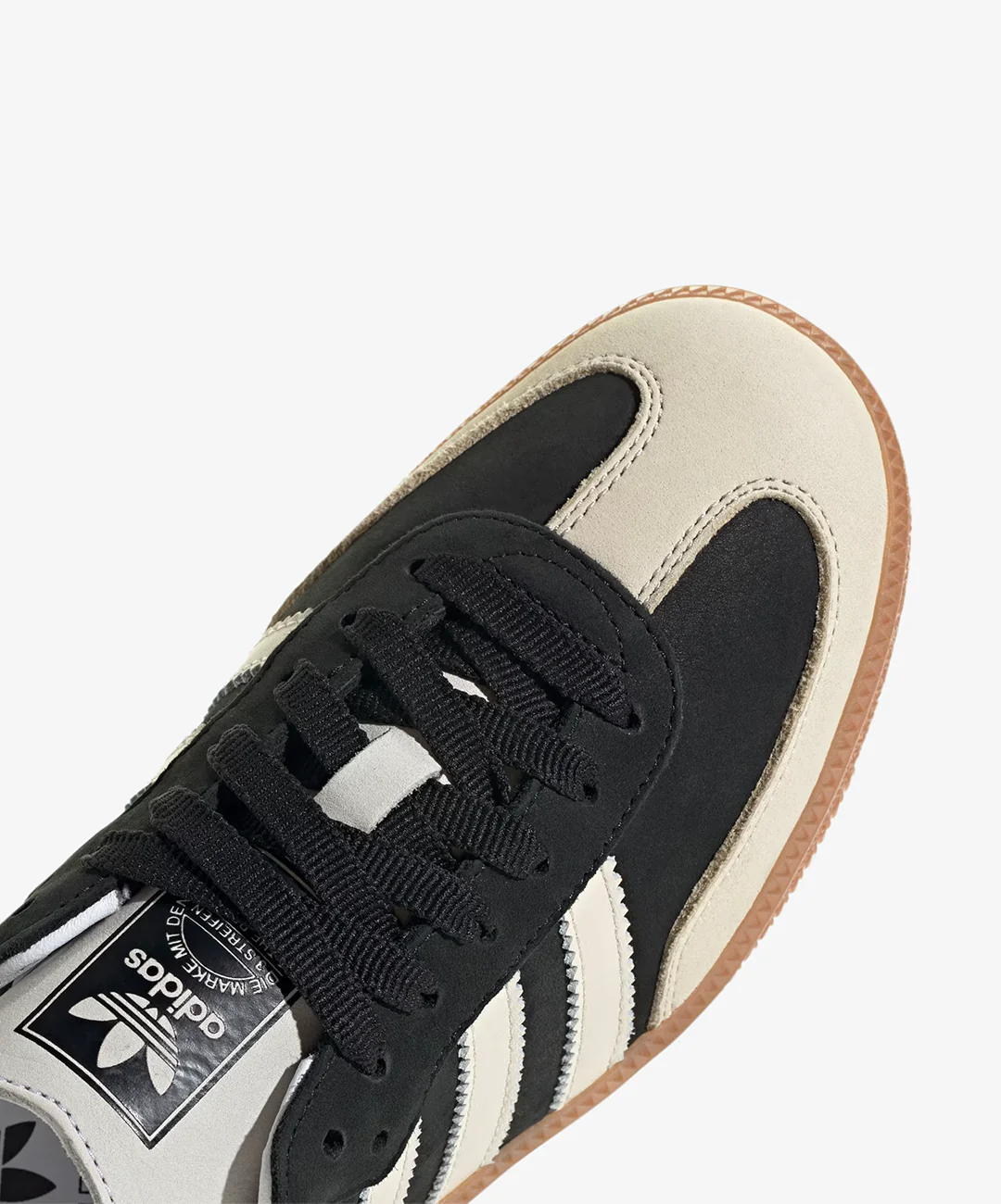 Adidas Originals | SAMBA OG { CORE BLACK/WONDER WHITE/SILVER METALLIC - Image 5