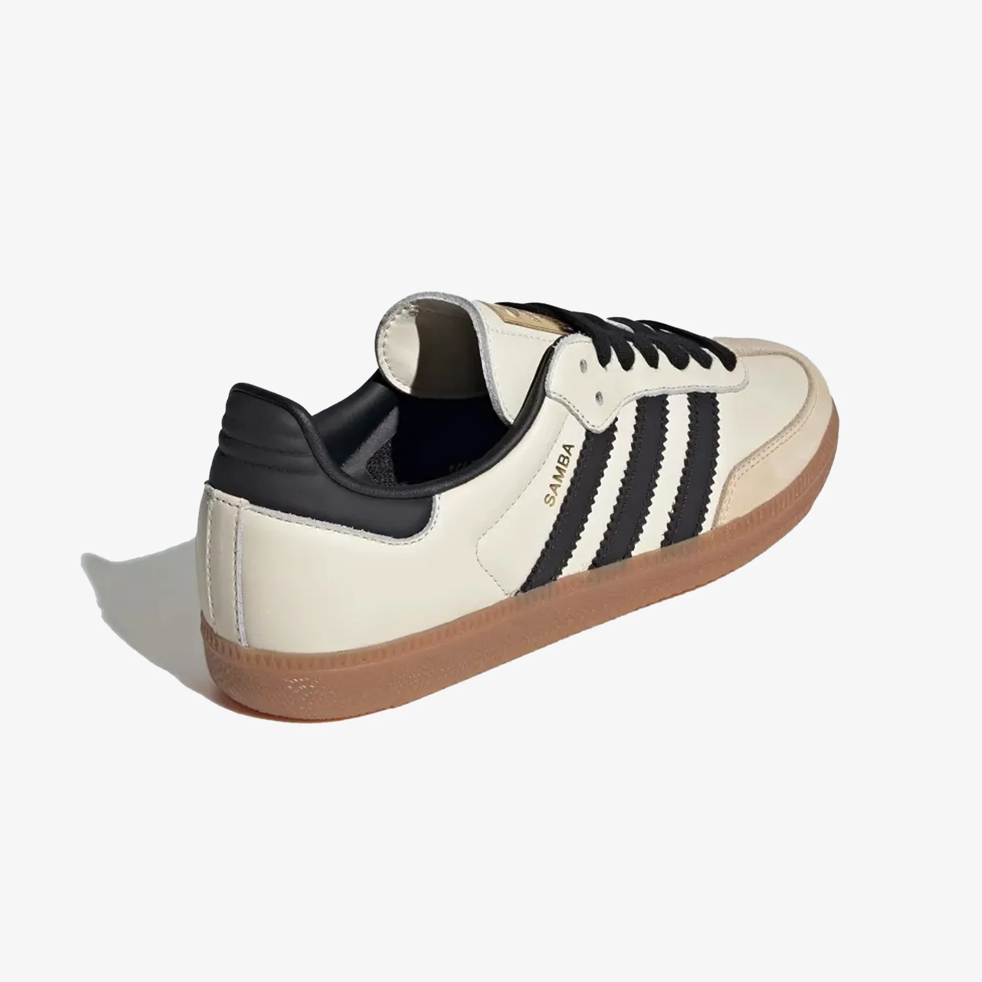 ADIDAS ORIGINALS | SAMBA OG { CREAM WHITE/CORE BLACK/SAND STRATA - Image 3
