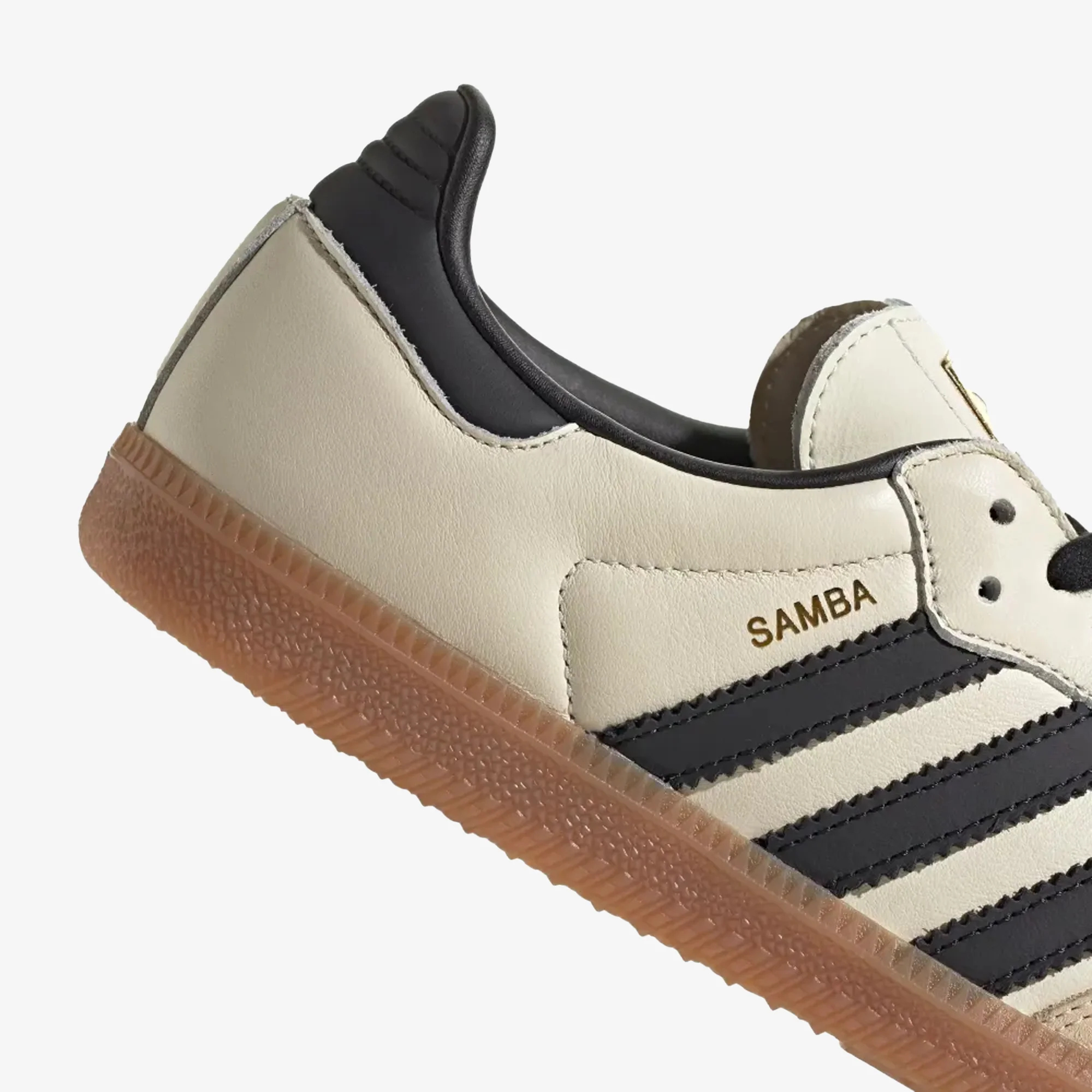 ADIDAS ORIGINALS | SAMBA OG { CREAM WHITE/CORE BLACK/SAND STRATA - Image 5
