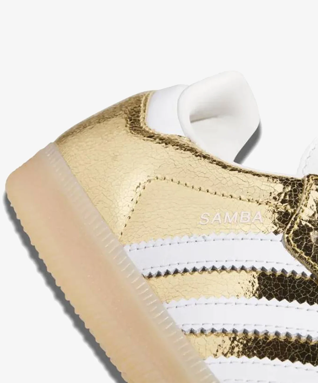 ADIDAS ORIGINALS | SAMBA OG { GOLD METALLIC/WHITE-CORE WHITE - Image 6