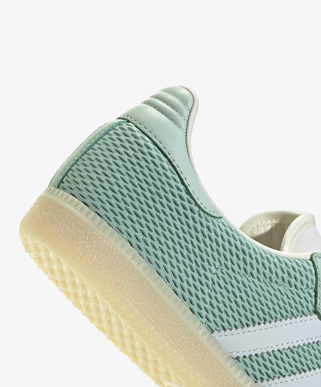 ADIDAS ORIGINALS | SAMBA OG { HAZY GREEN/SKY TINT/OFF WHITE - Image 5