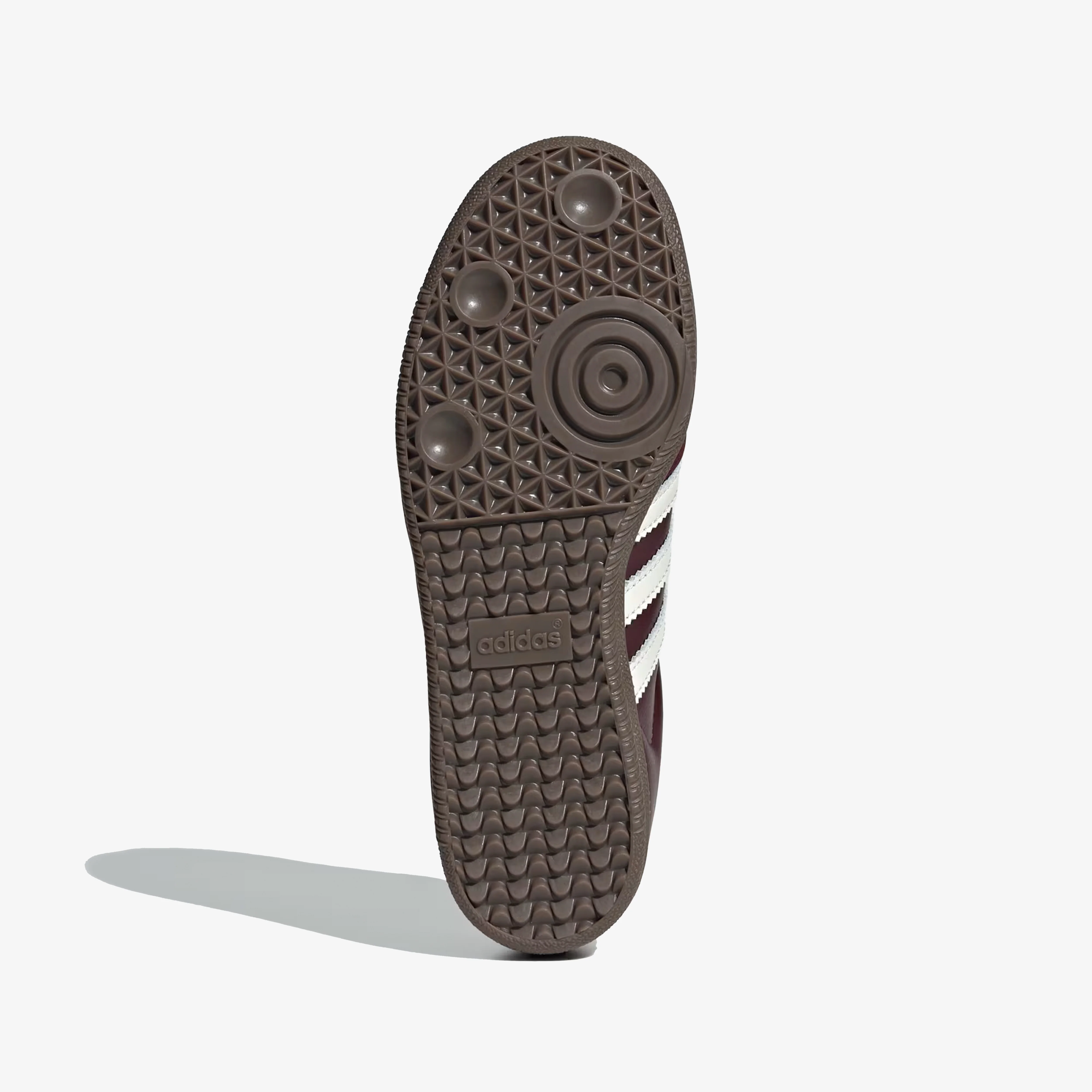 ADIDAS ORIGINALS | SAMBA OG { MAROON/OFF WHITE/GUM - Image 7