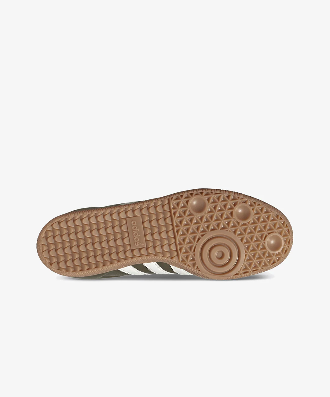 ADIDAS ORIGINALS | SAMBA OG { MEDIUM DARK KHAKI/OFF WHITE-GUM - Image 6