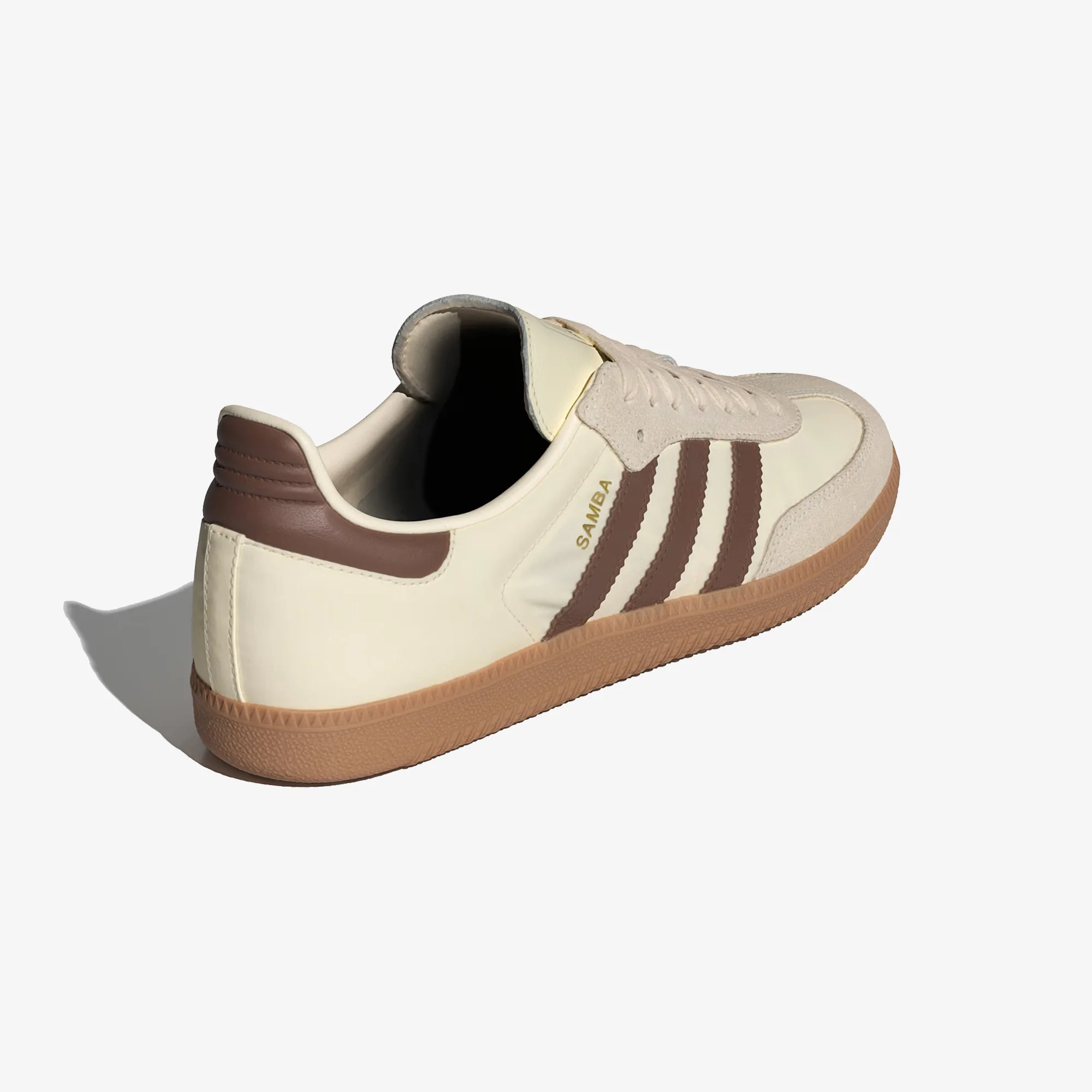 ADIDAS ORIGINALS | SAMBA OG SHOES { CREAM WHITE / PRELOVED BROWN / WONDER WHITE - Image 5