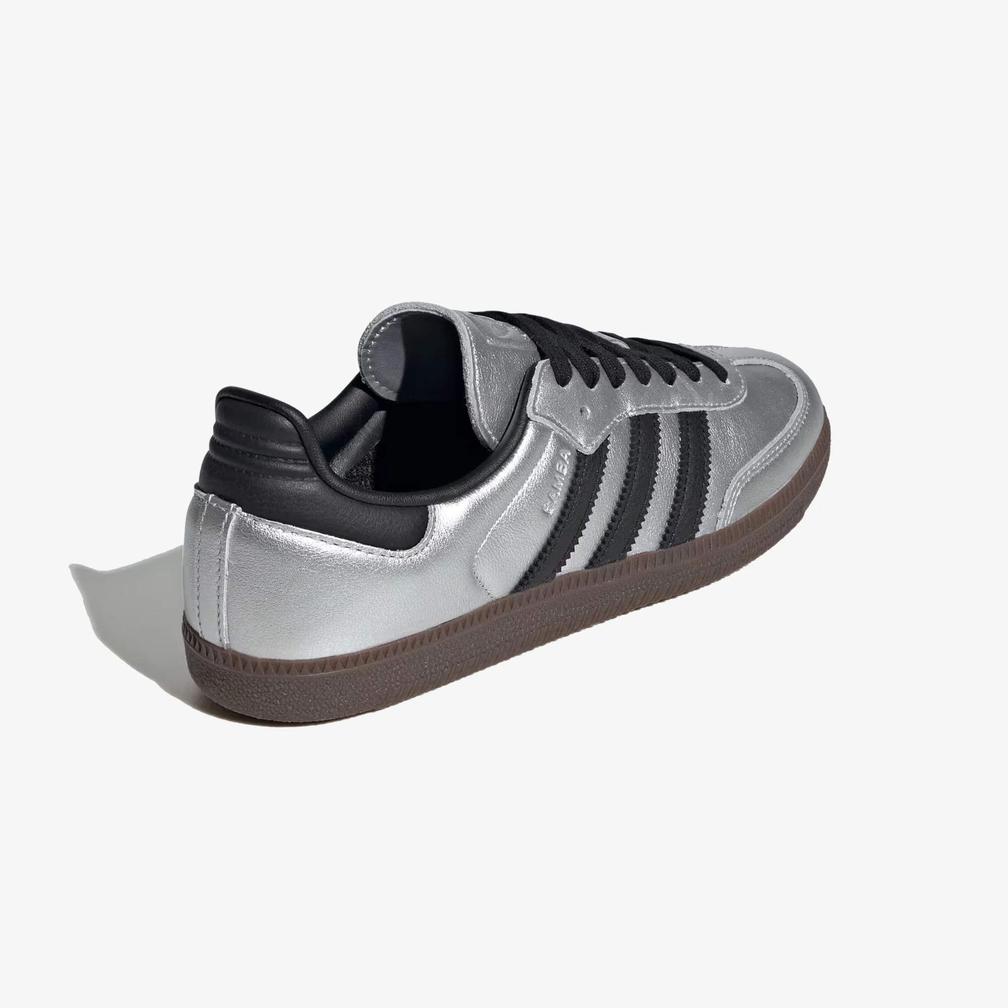 ADIDAS ORIGINALS | SAMBA OG { SILVER METALLIC/CORE BLACK - Image 3