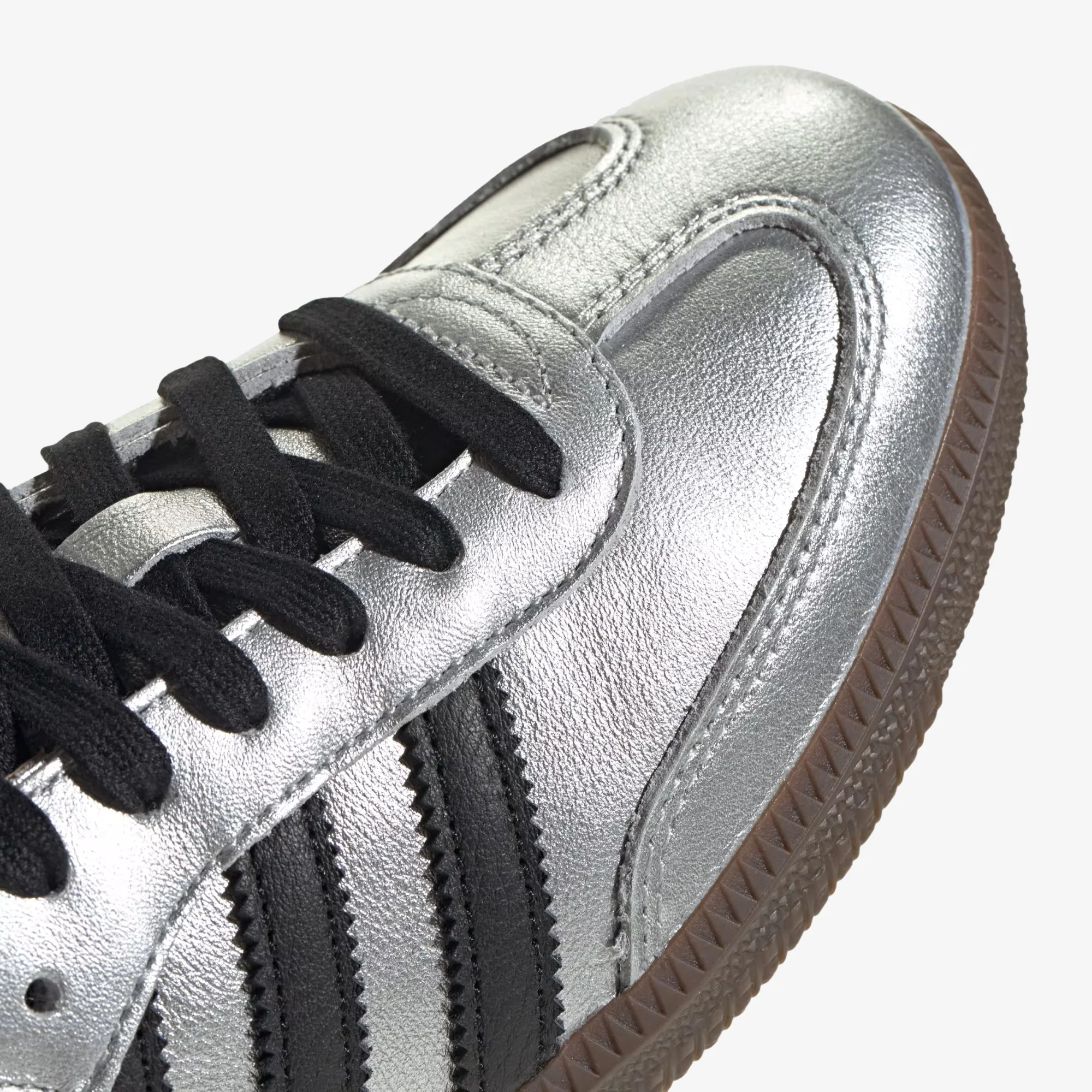 ADIDAS ORIGINALS | SAMBA OG { SILVER METALLIC/CORE BLACK - Image 5