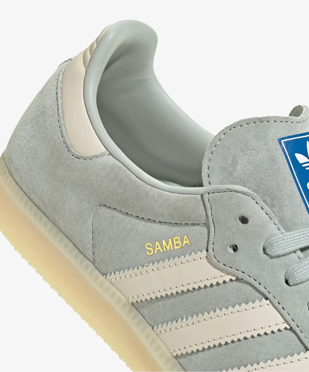 ADIDAS ORIGINALS | SAMBA OG { WONDER SILVER/CHALK WHITE/OFF WHITE - Image 6
