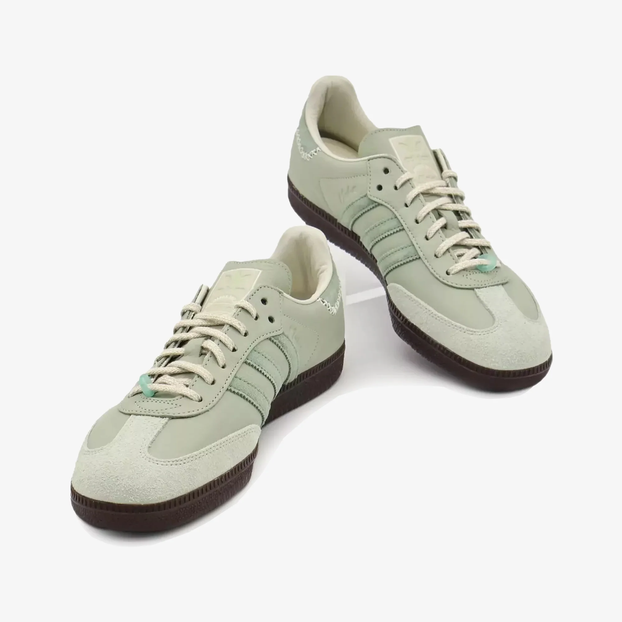 ADIDAS ORIGINALS | SAMBA x MAHA { HALF GREEN - Image 3