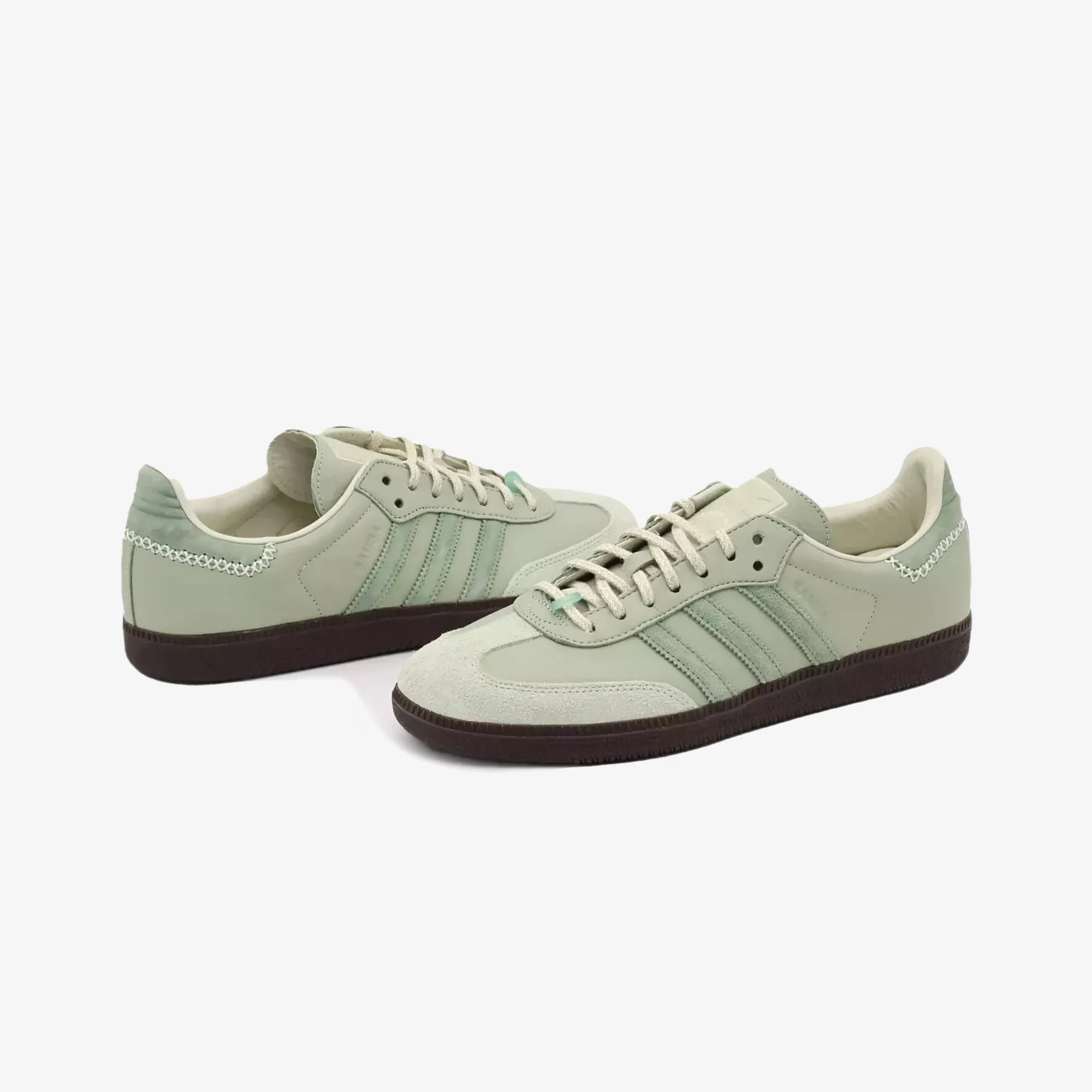ADIDAS ORIGINALS | SAMBA x MAHA { HALF GREEN - Image 5