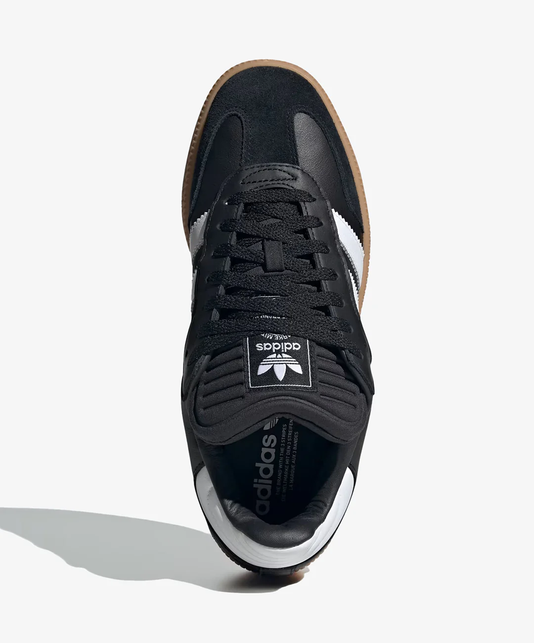 ADIDAS ORIGINALS | SAMBA XLG { CORE BLACK/CLOUD WHITE/GUM - Image 2