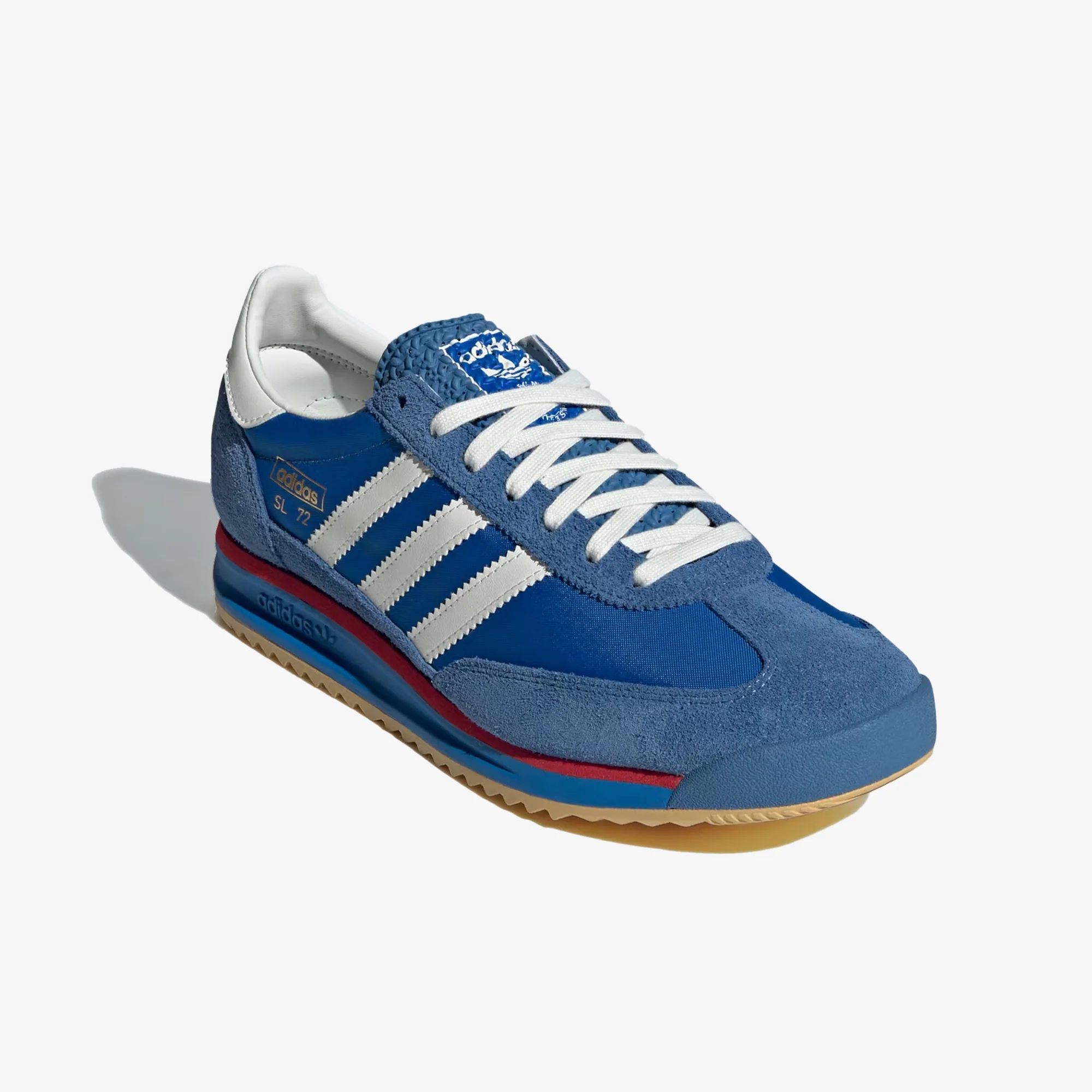 ADIDAS ORIGINALS | SL 72 RS { BLUE/CORE WHITE/BETTER SCARLET - Image 3