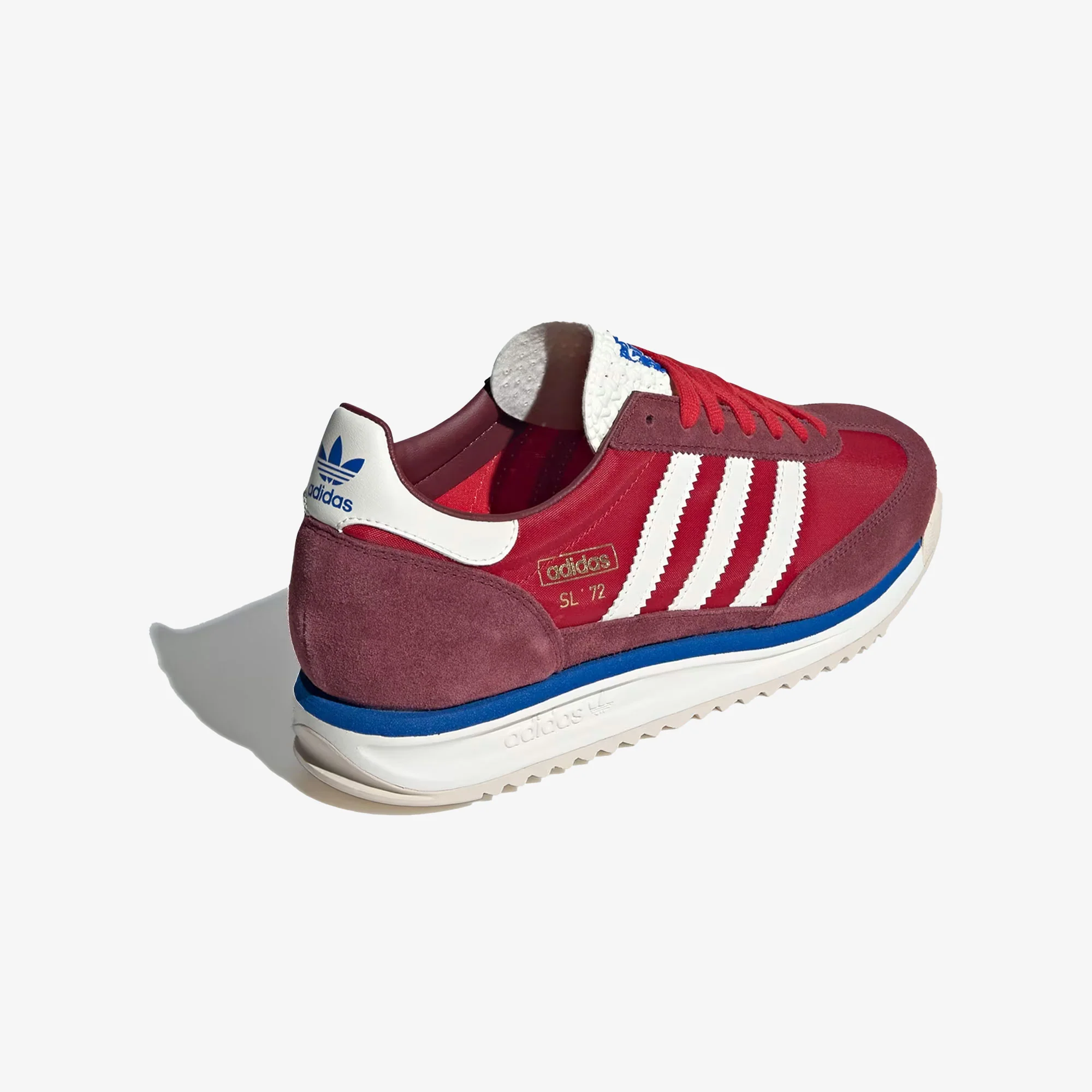 ADIDAS ORIGINALS | SL 72 RS { SHADOW RED/OFF WHITE/BLUE - Image 3