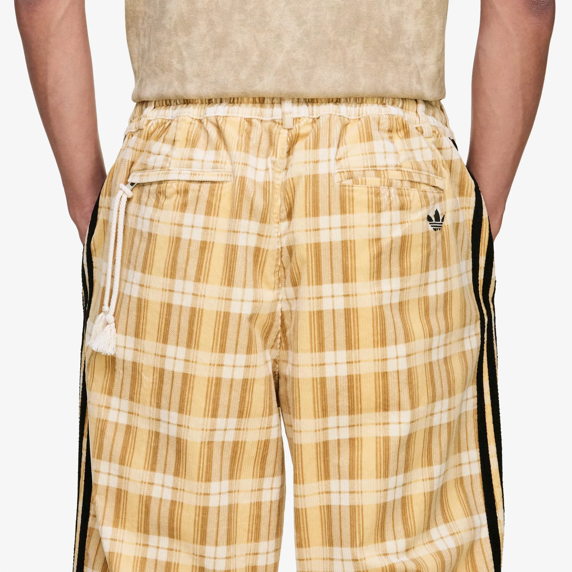 Adidas Originals | SONG FOR THE MUTE ADI006 PLAID PANT { WONDER WHITE - Image 5