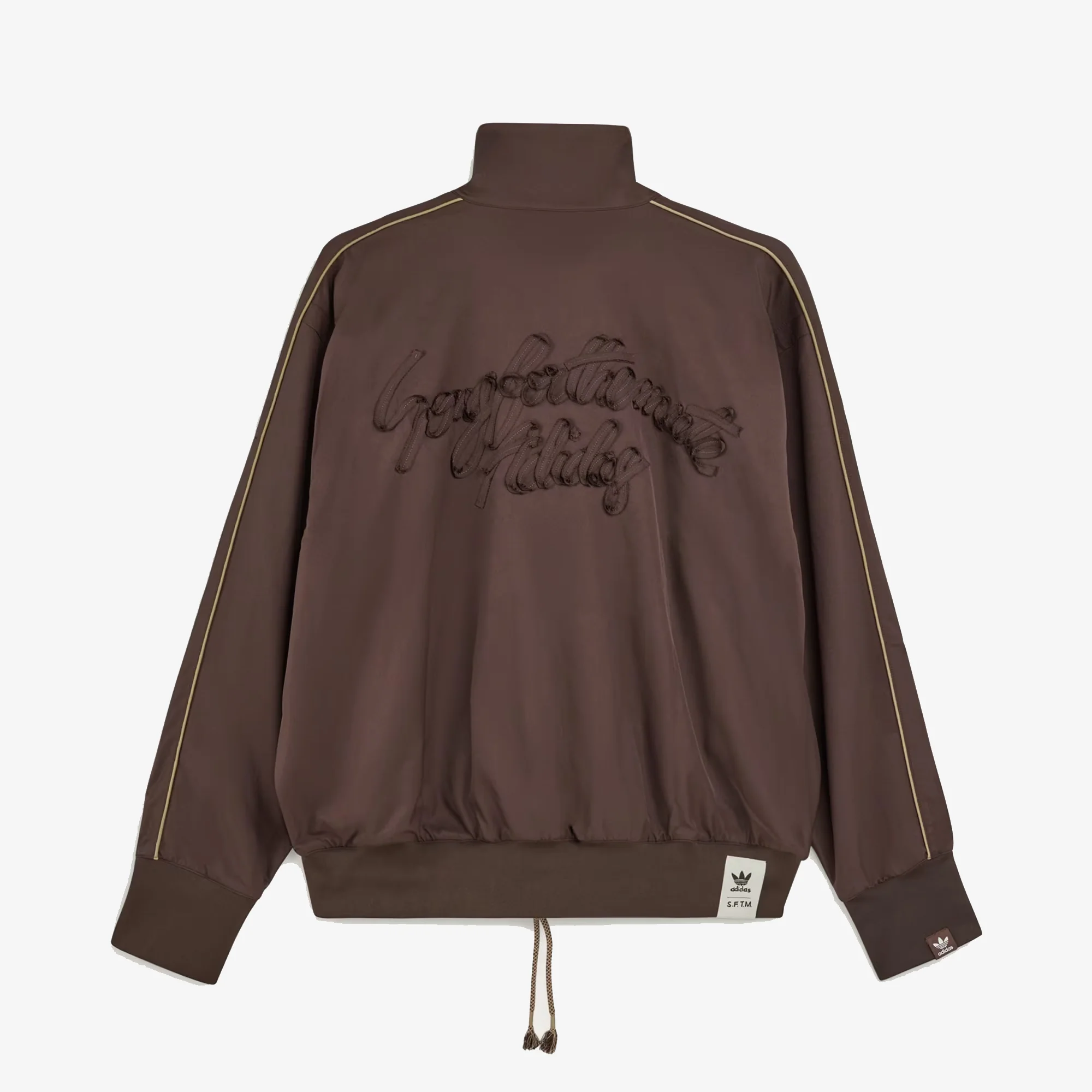 ADIDAS ORIGINALS | SONG FOR THE MUTE SPRING WOVEN JACKET { BROWN - Image 3